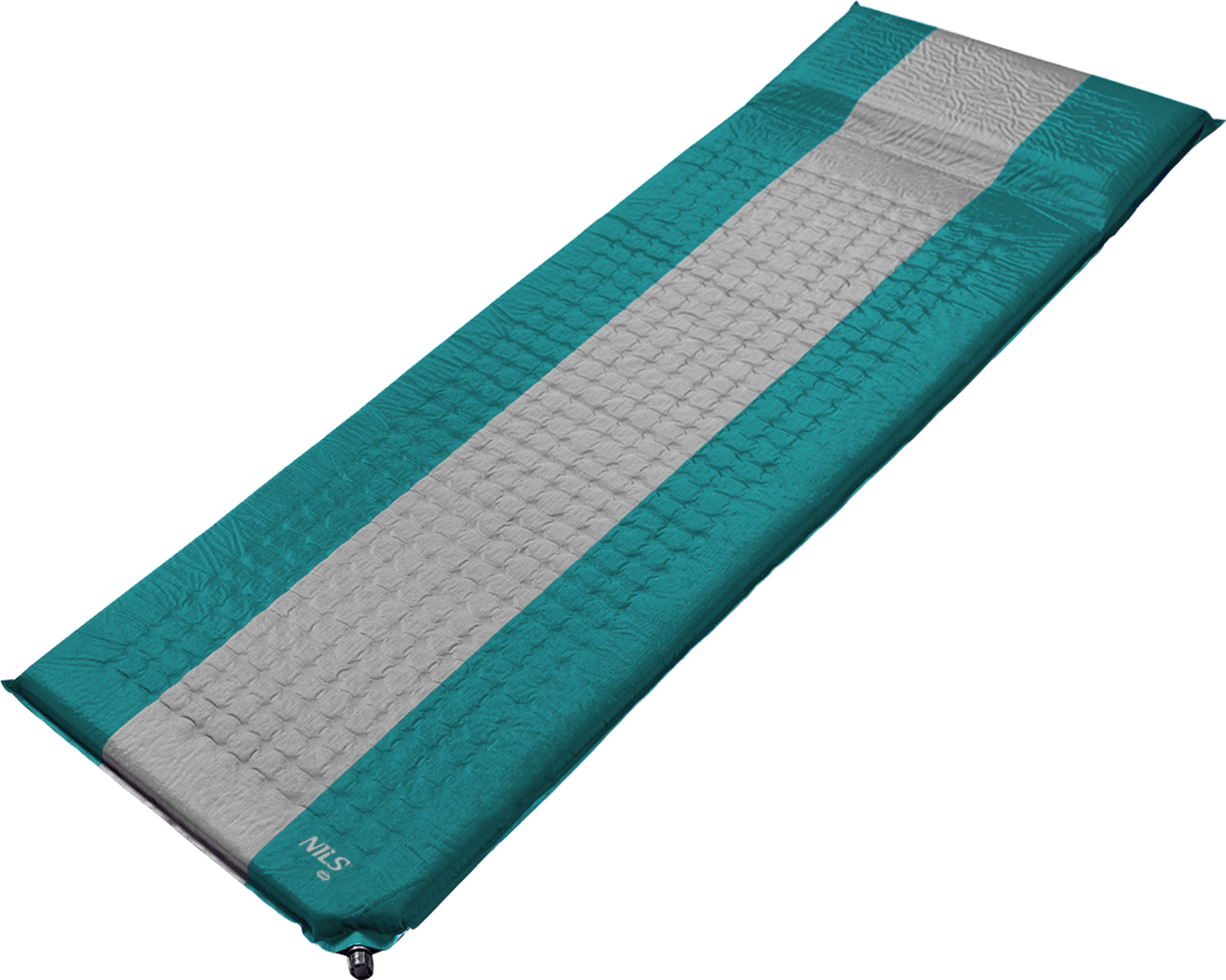 NORTHIX, Self-inflating Camping Mat, Blue-gray, Compact Size
