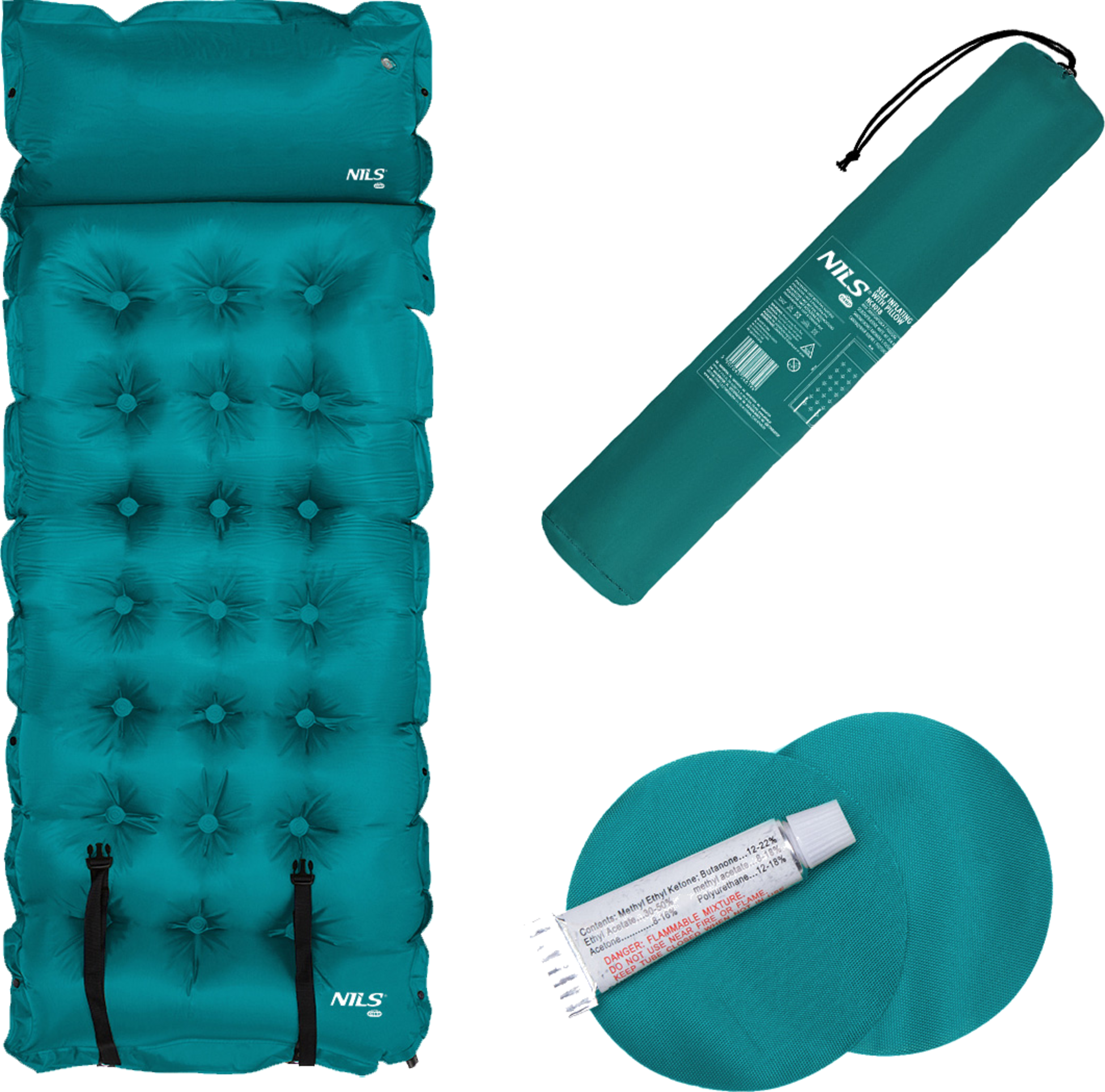 NORTHIX, Self-inflating Camping Mat, Compact, Lightweight