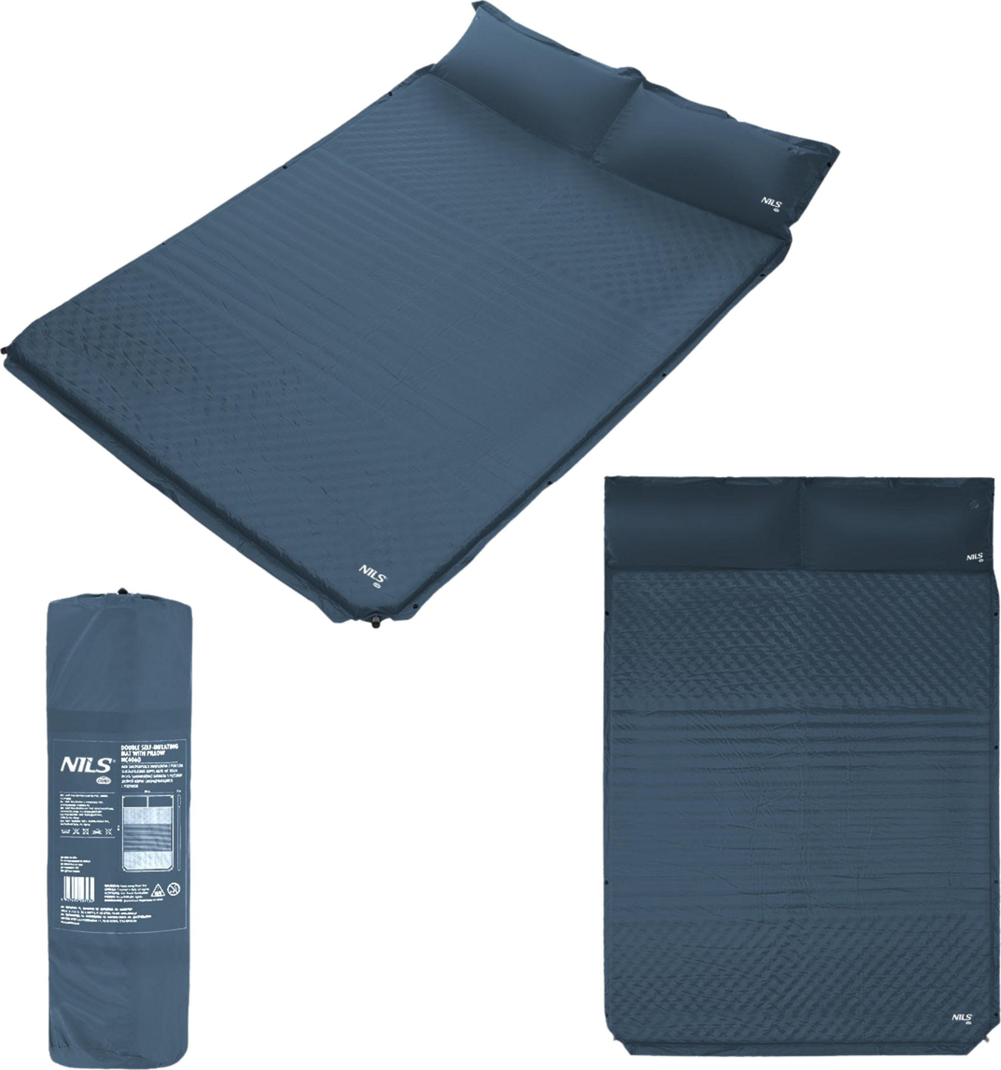 NORTHIX, Self-inflating Double Mat With Cushion, Anthracite