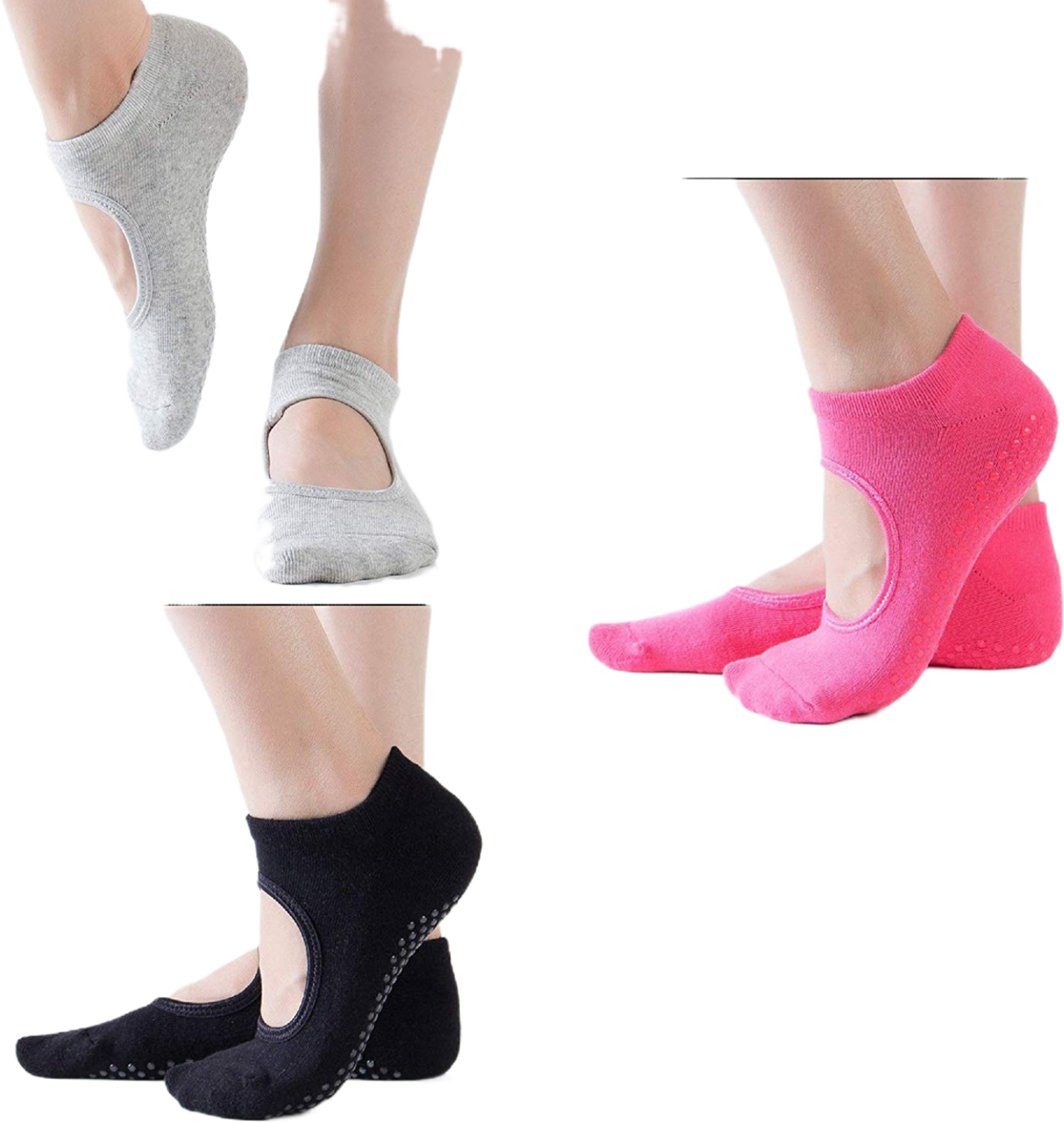 ONAMASTE, Set Med 3 Par Yogastrumpor