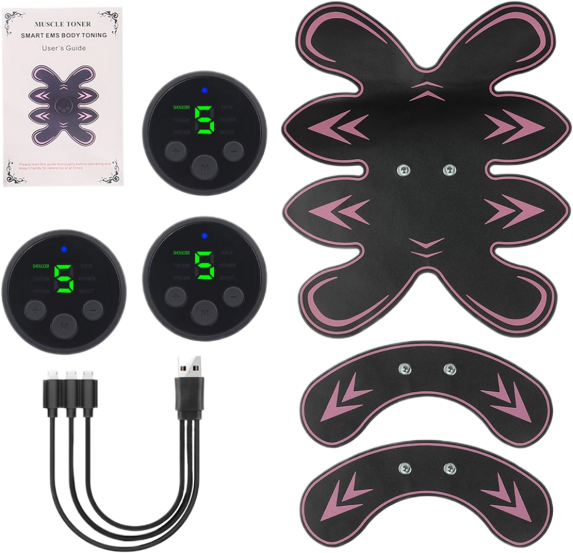 ONAMASTE, Set Of 3 Muscle Stimulators