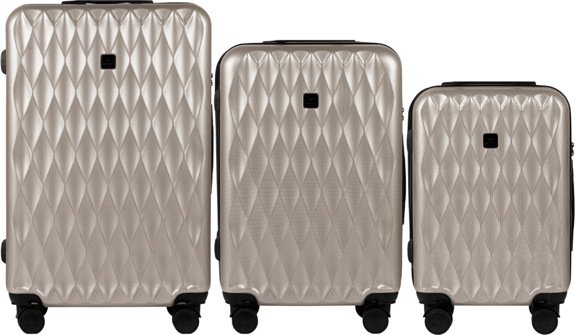 WINGS, Set Of 3 Suitcases Wings Pc Golden Eagle