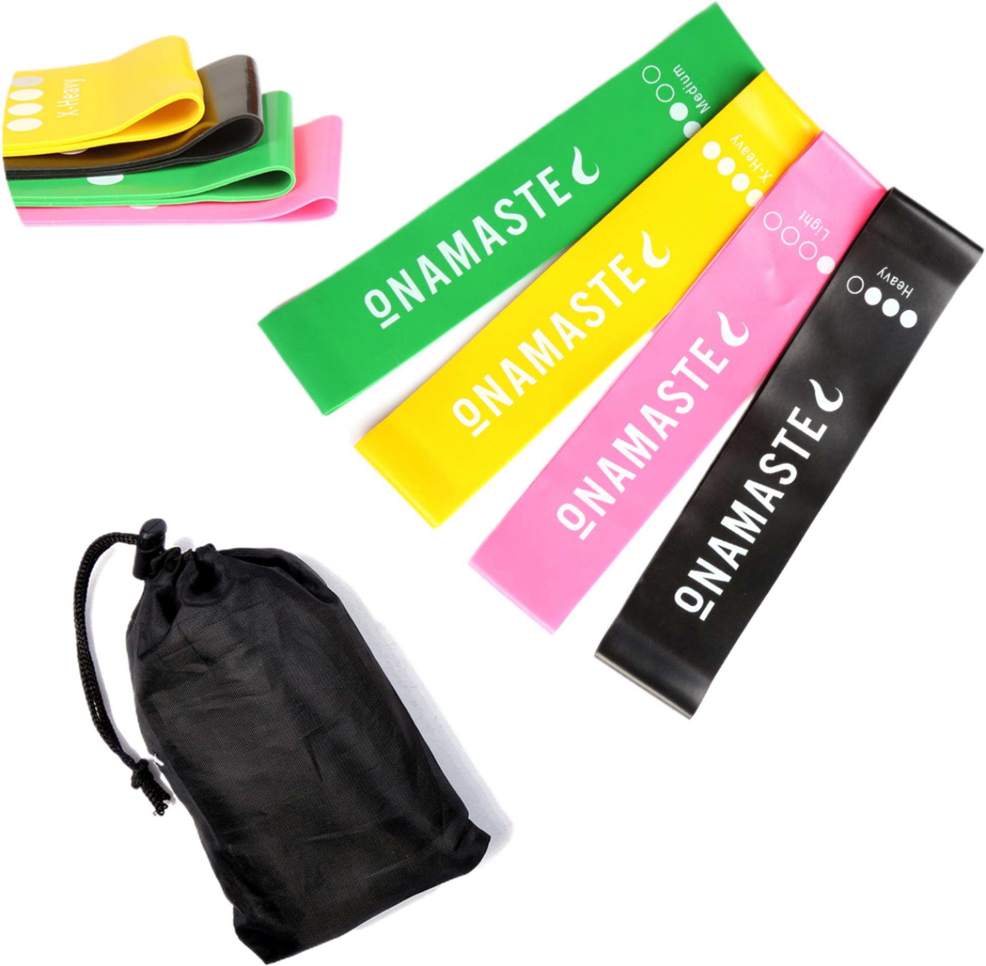 ONAMASTE, Set Of 4 Resistance Bands