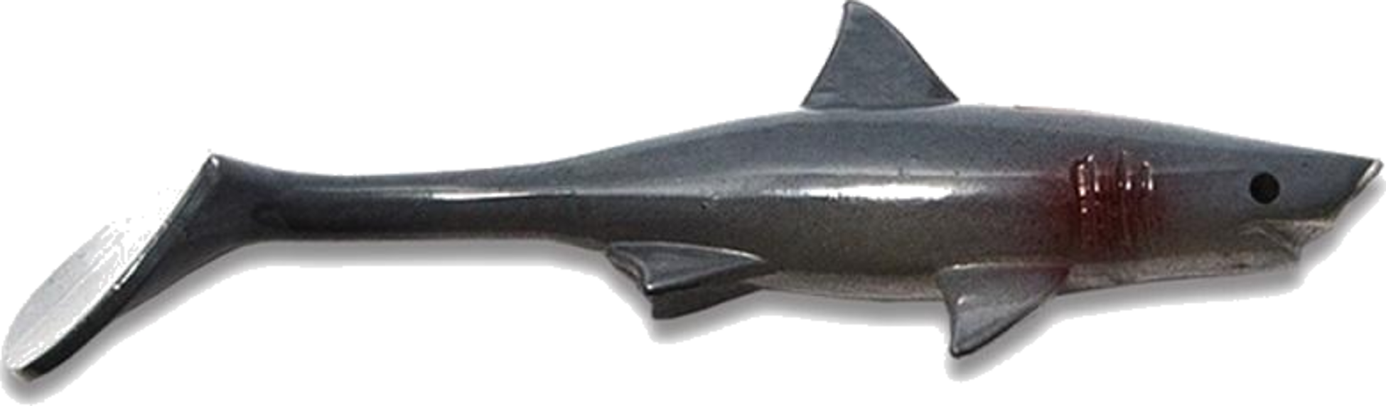 SHARK SHAD LURES, Shark Shad Lures Baby Shark Great White 10cm, 9gr, 8-pack