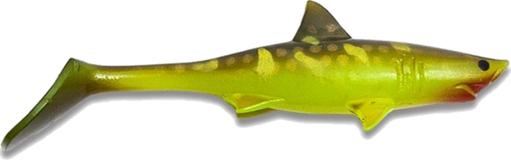 SHARK SHAD LURES, Shark Shad Lures Baby Shark Hot Pike 10cm, 9gr, 8-pack