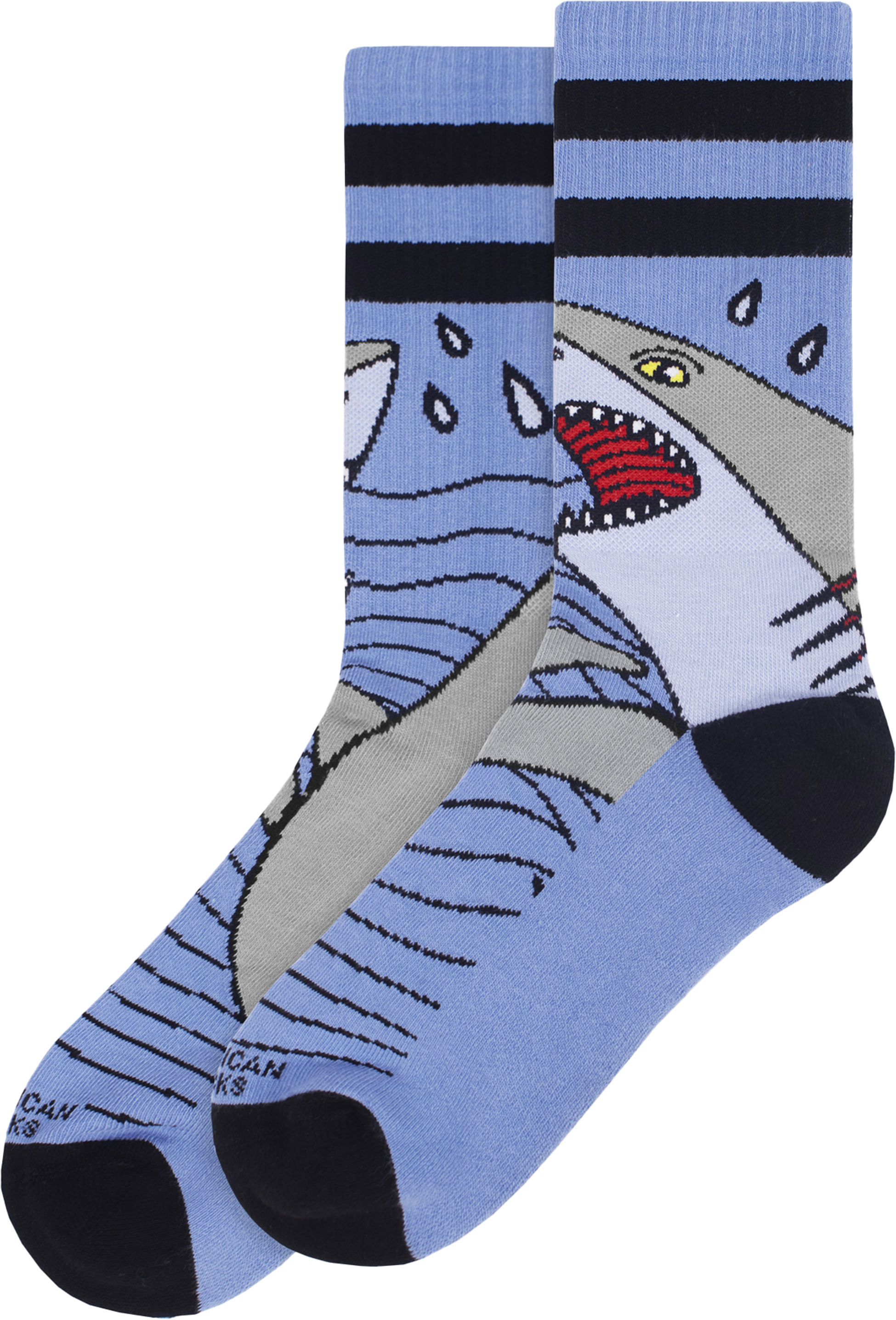 AMERICAN SOCKS, Shark Strike - Mid High