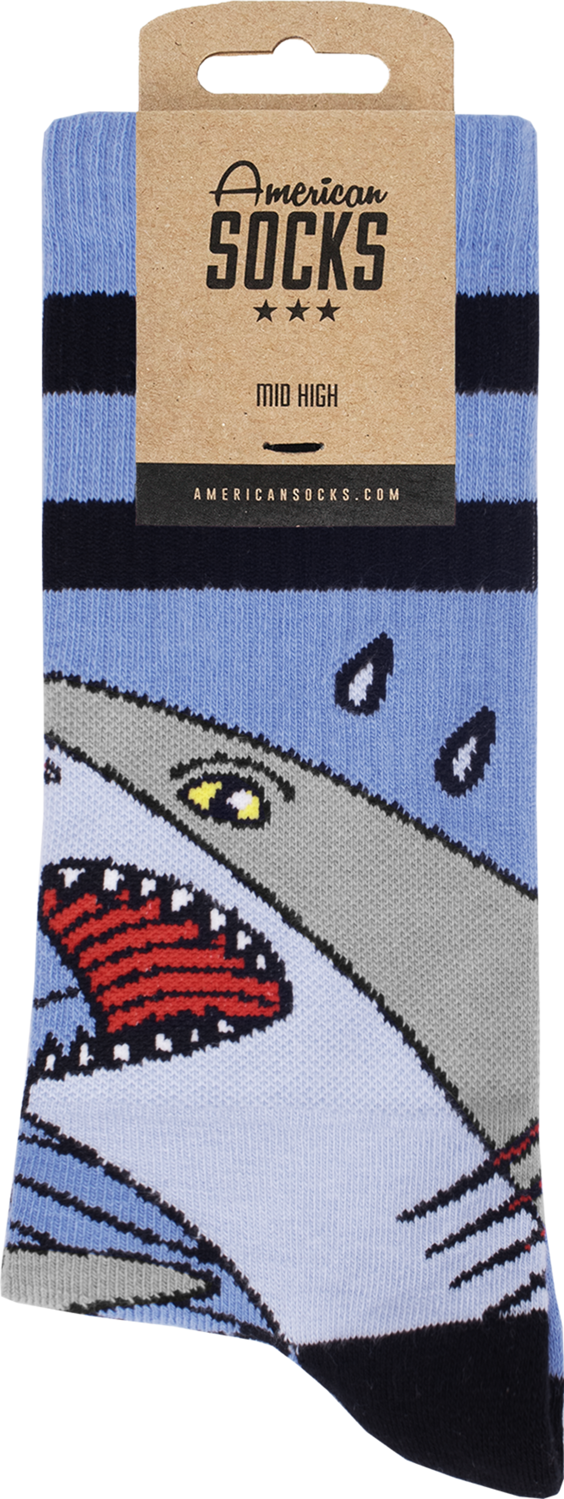 AMERICAN SOCKS, Shark Strike - Mid High