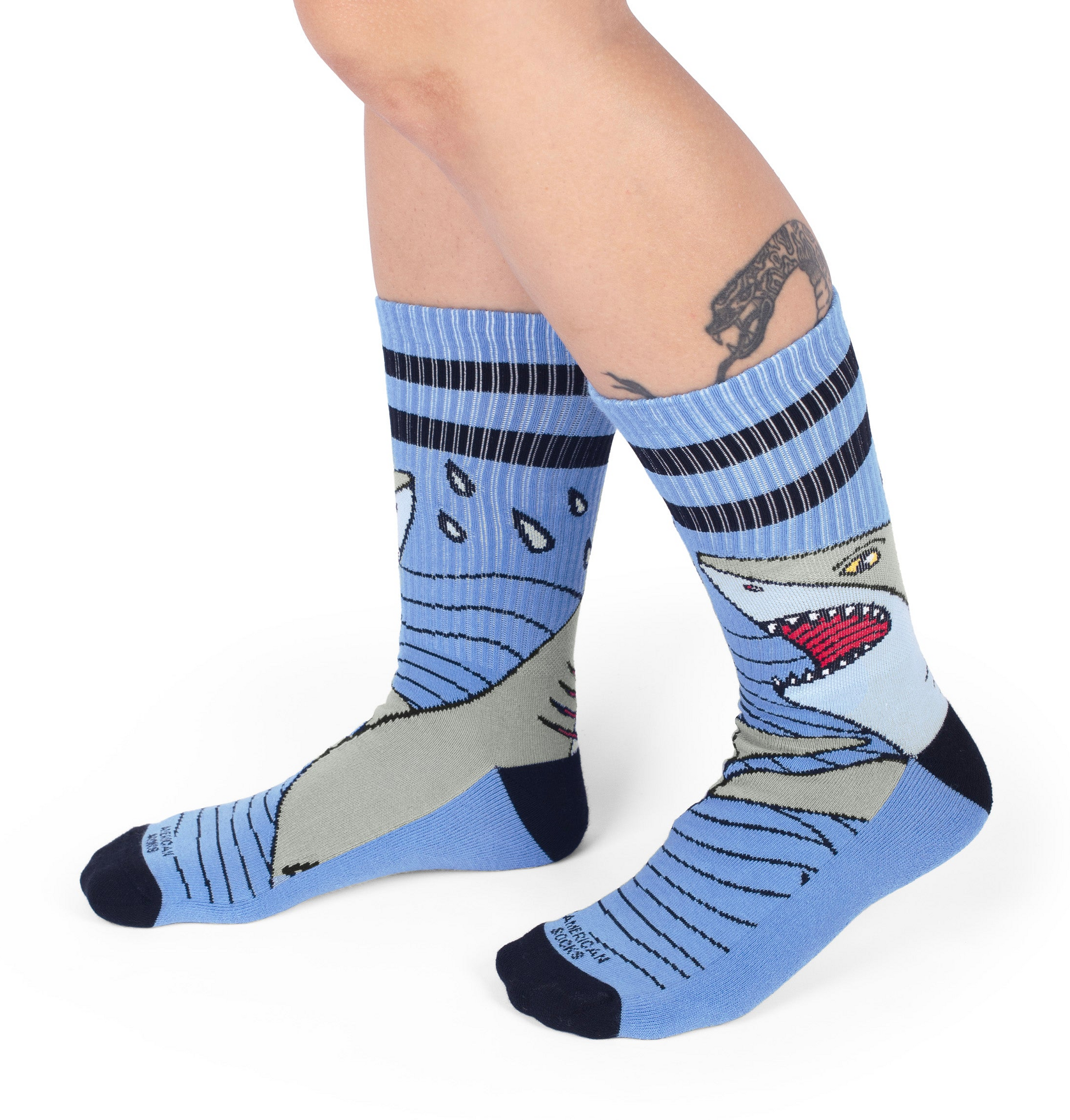 AMERICAN SOCKS, Shark Strike - Mid High