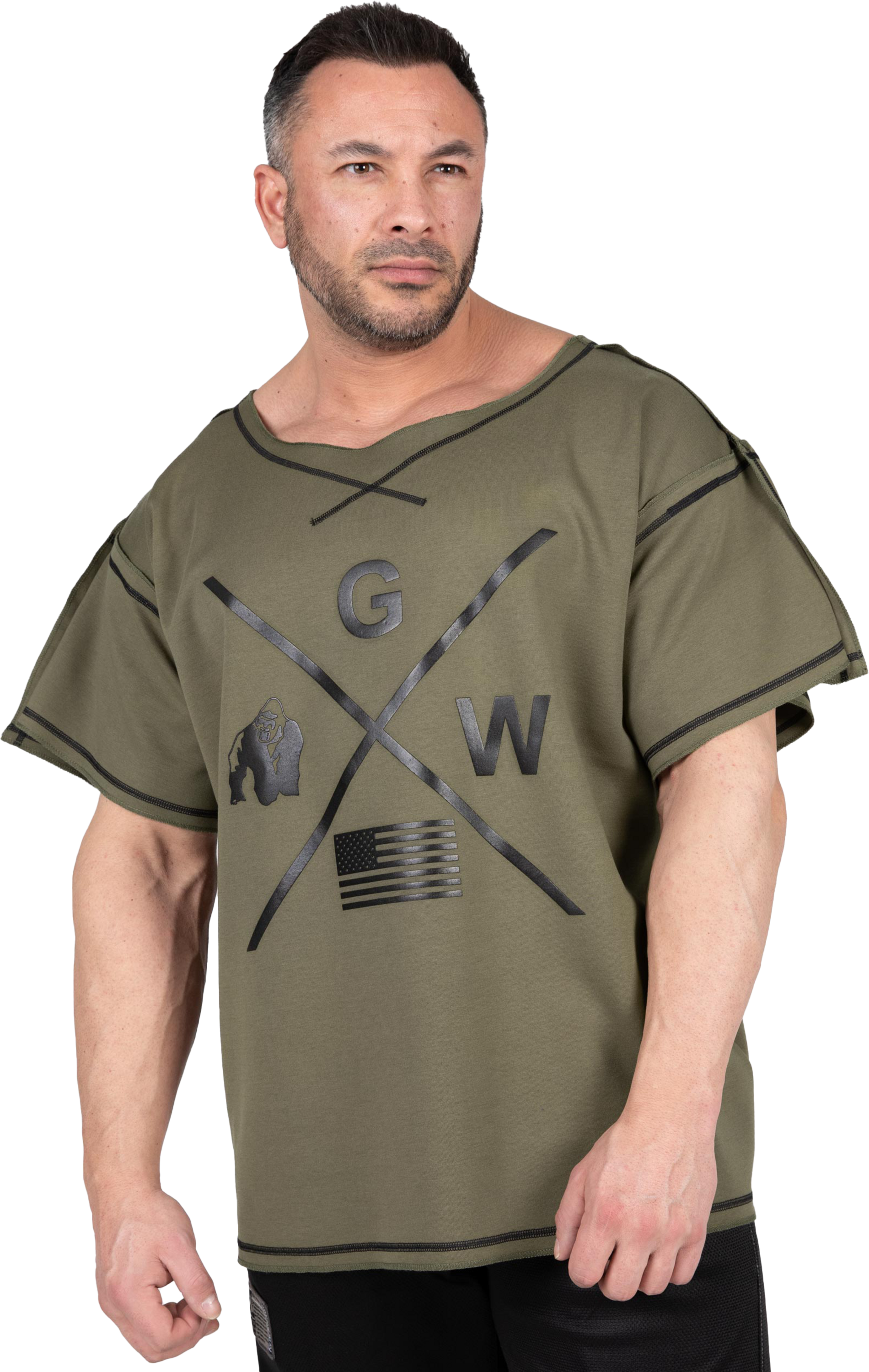 GORILLA WEAR, Sheldon Work Out Top