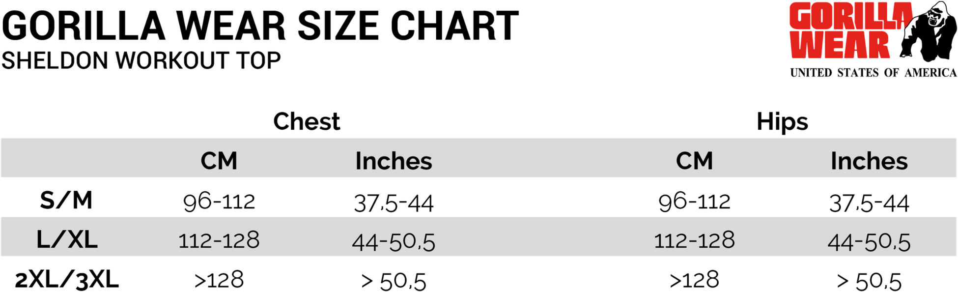 GORILLA WEAR, Sheldon Work Out Top