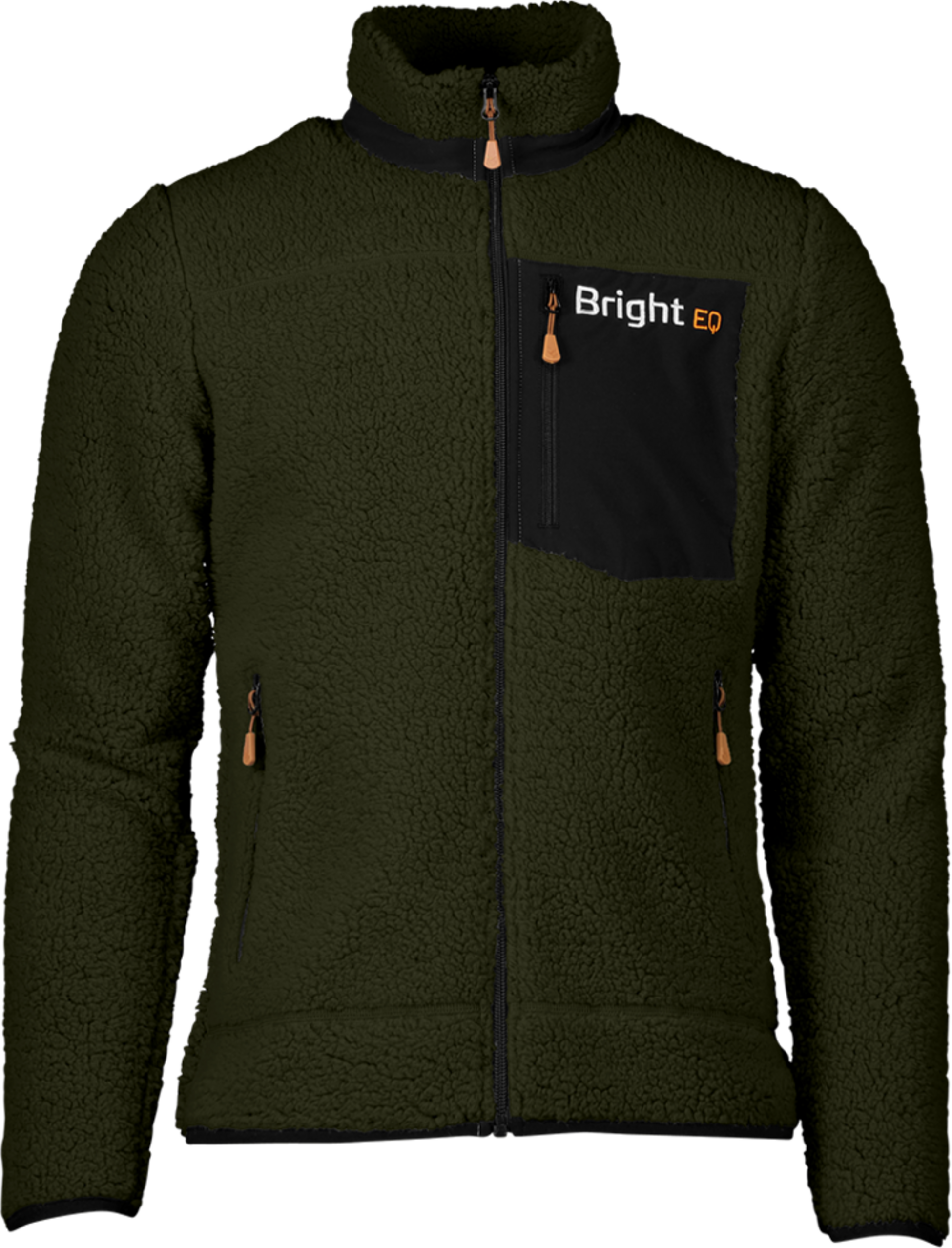 BRIGHT EQUIPMENT, Sherpa Fleece Jacket (herr)