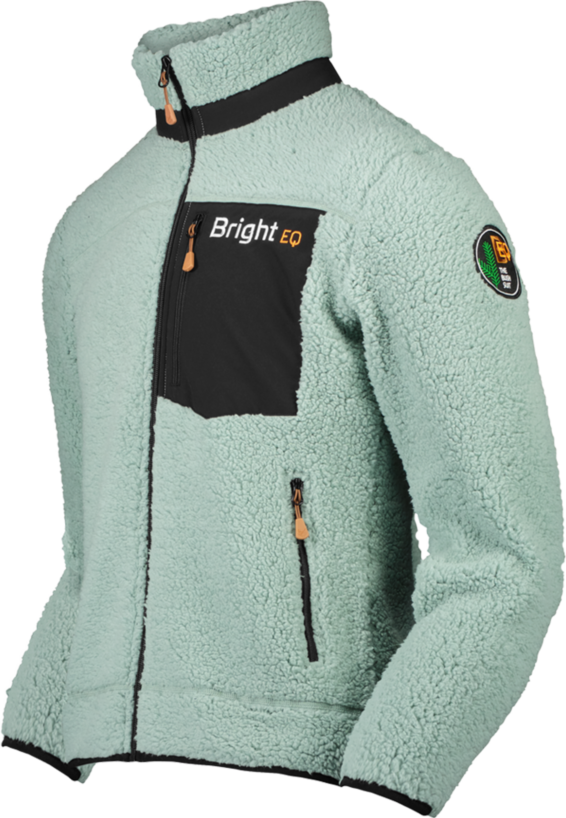 BRIGHT EQUIPMENT, Sherpa Fleece Jacket (herr)