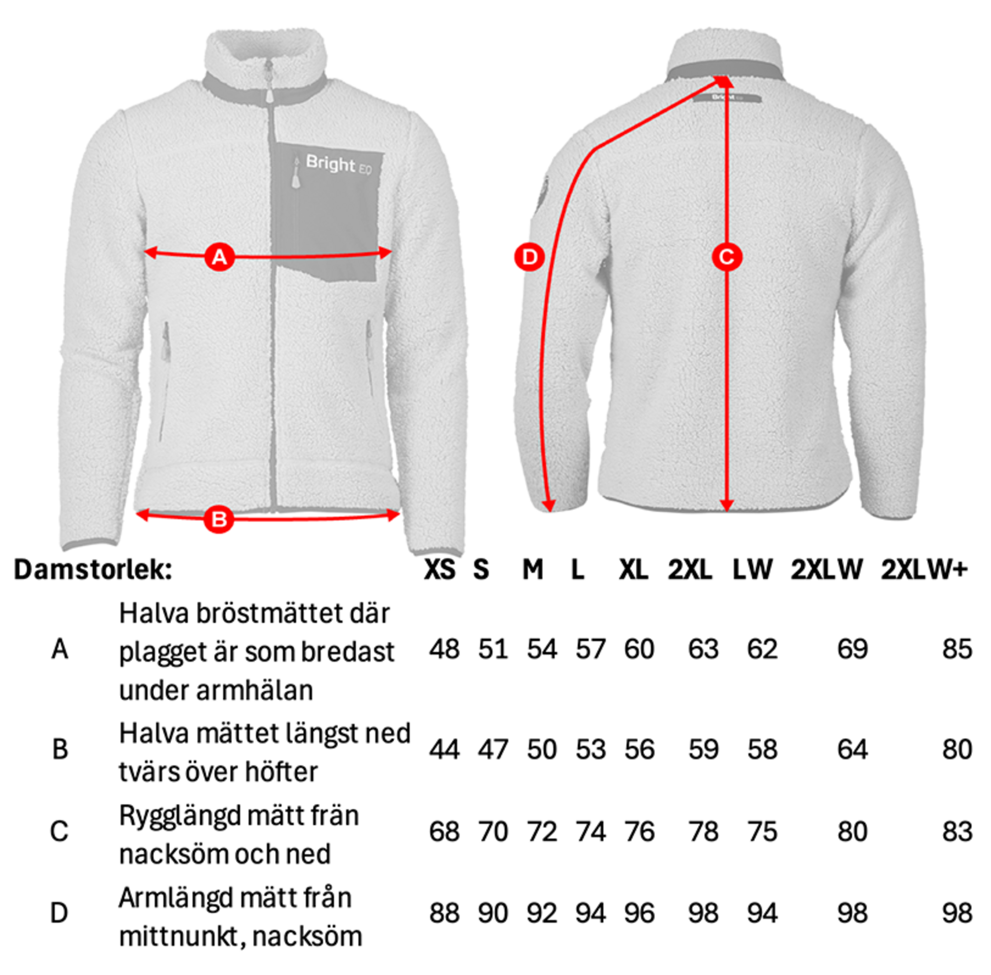 BRIGHT EQUIPMENT, Sherpa Fleece Jacket (herr)