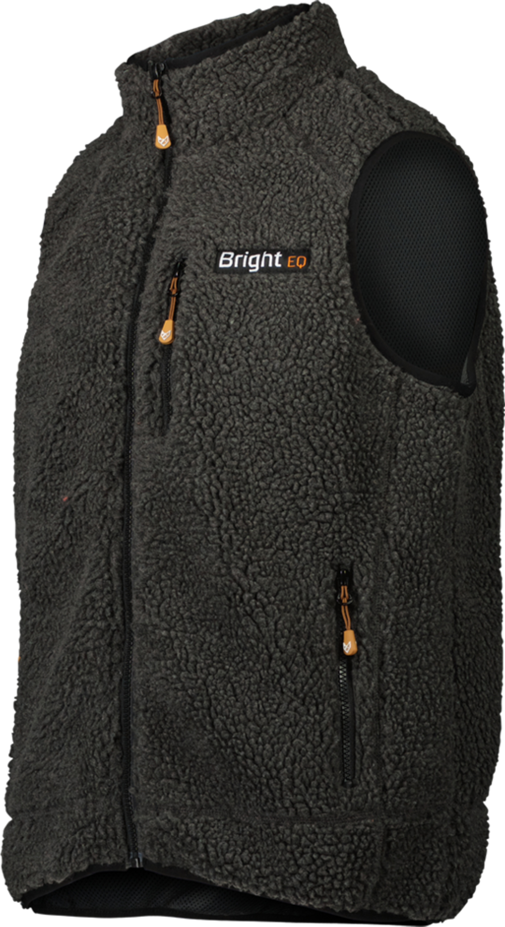 BRIGHT EQUIPMENT, Sherpa Fleece Vest (dam)