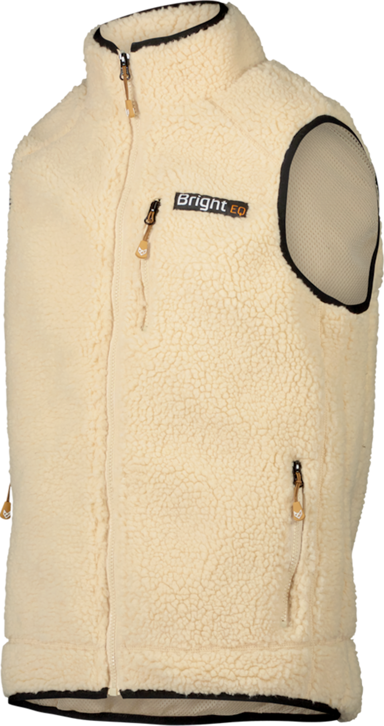 BRIGHT EQUIPMENT, Sherpa Fleece Vest (dam)