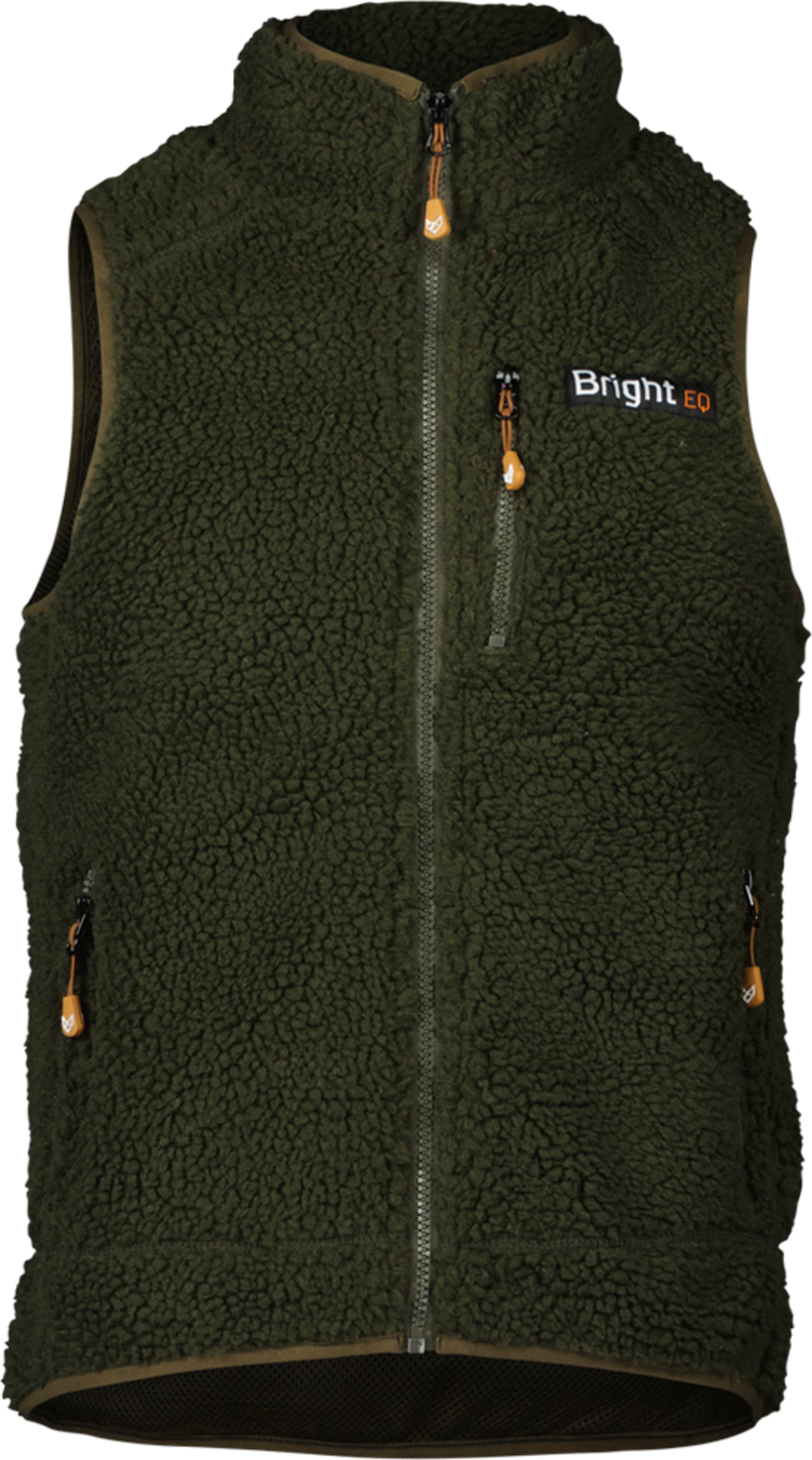 BRIGHT EQUIPMENT, Sherpa Fleece Vest (herr)