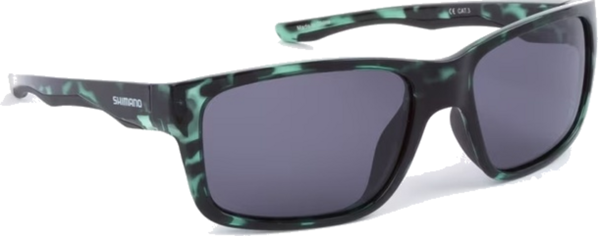 SHIMANO, Shimano Eyewear Aspire Green Tortoiseshell  Dark Grey