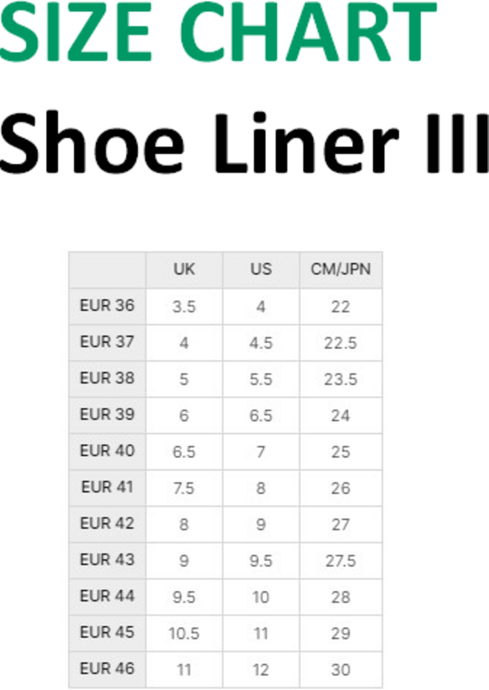 STIGA, Shoe Liner III Blue Edition