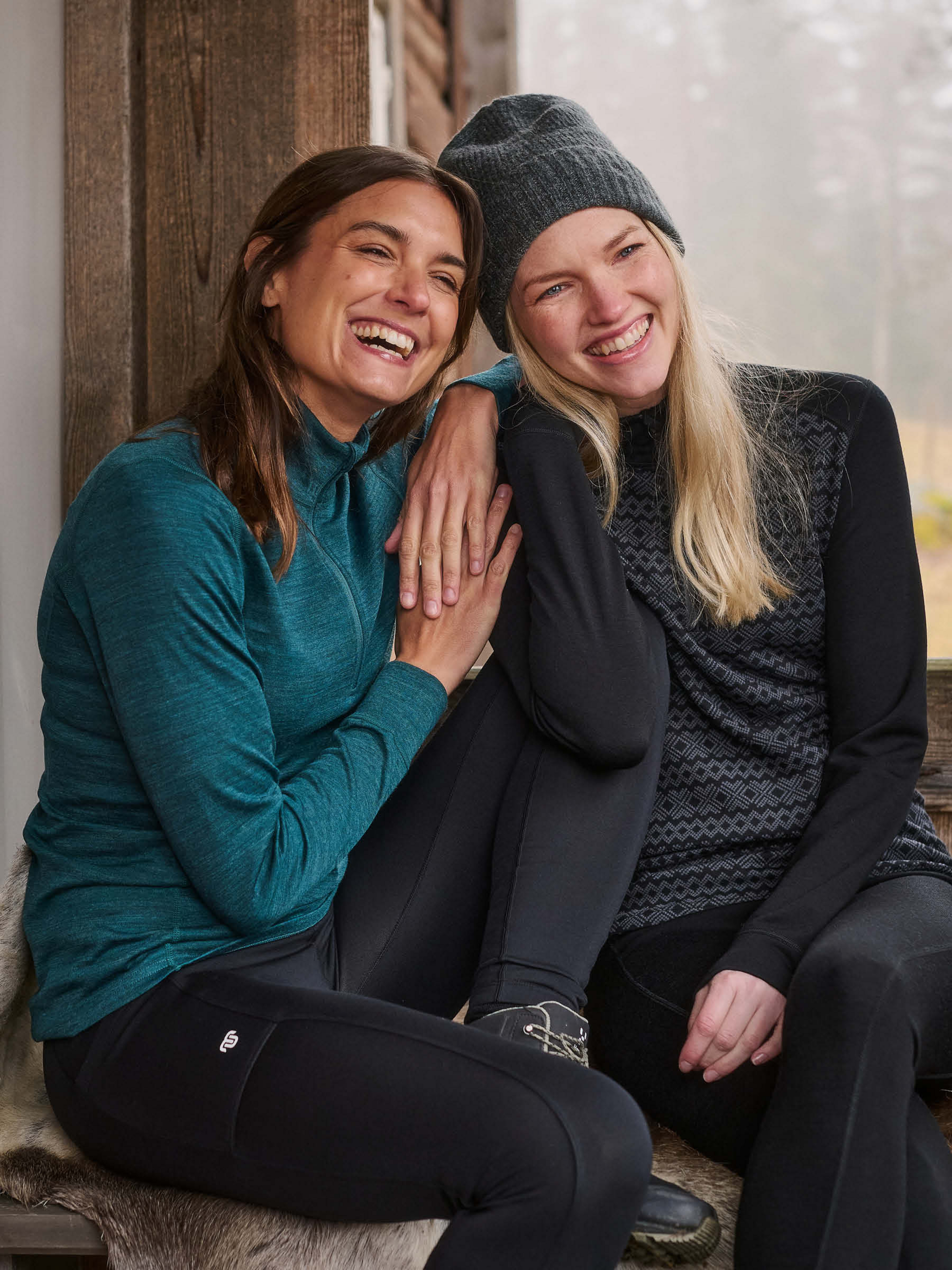 ULLMAX, Sidensj&ouml; Merino Warm 1/2 Zip W