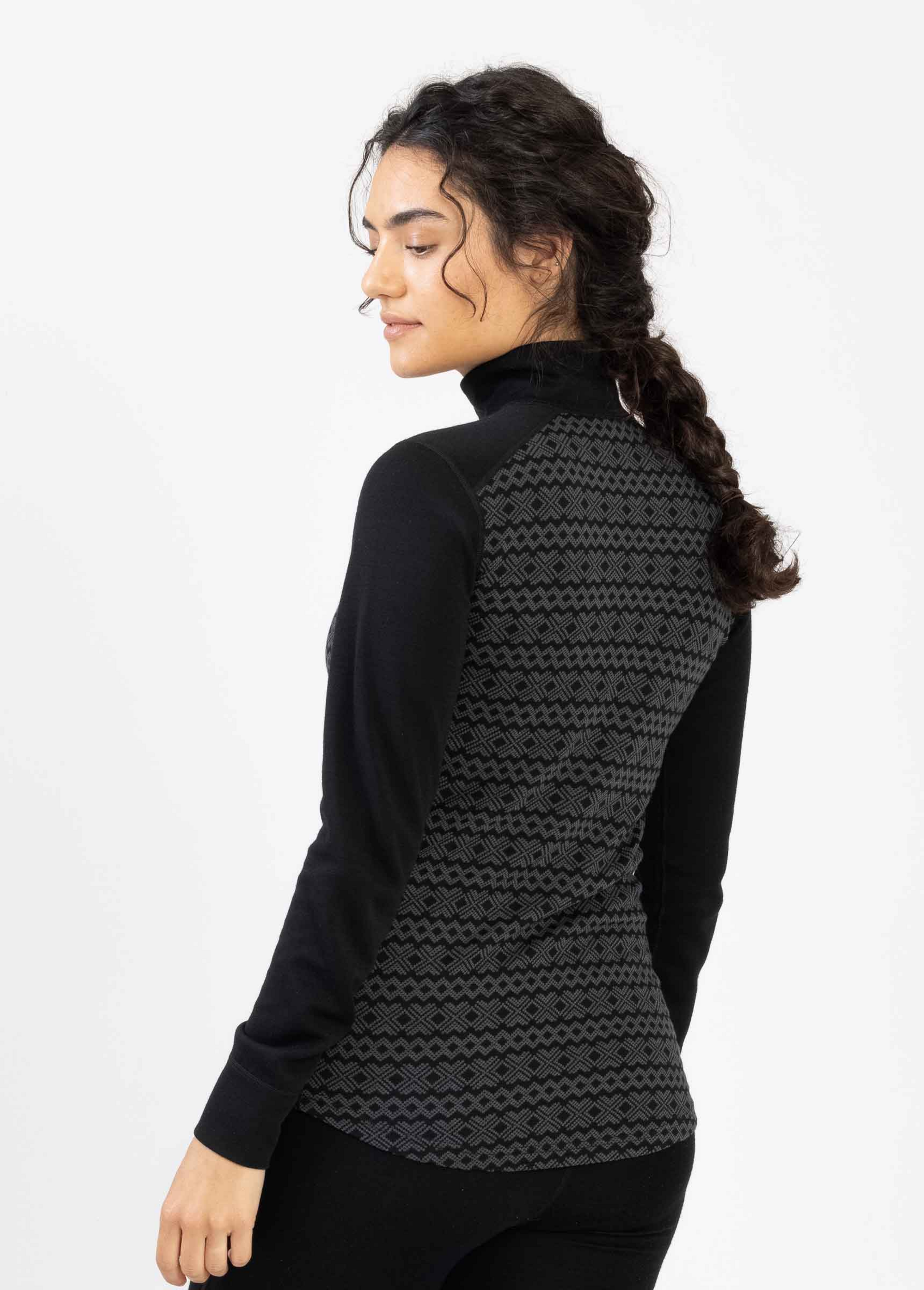 ULLMAX, Sidensj&ouml; Merino Warm 1/2 Zip W