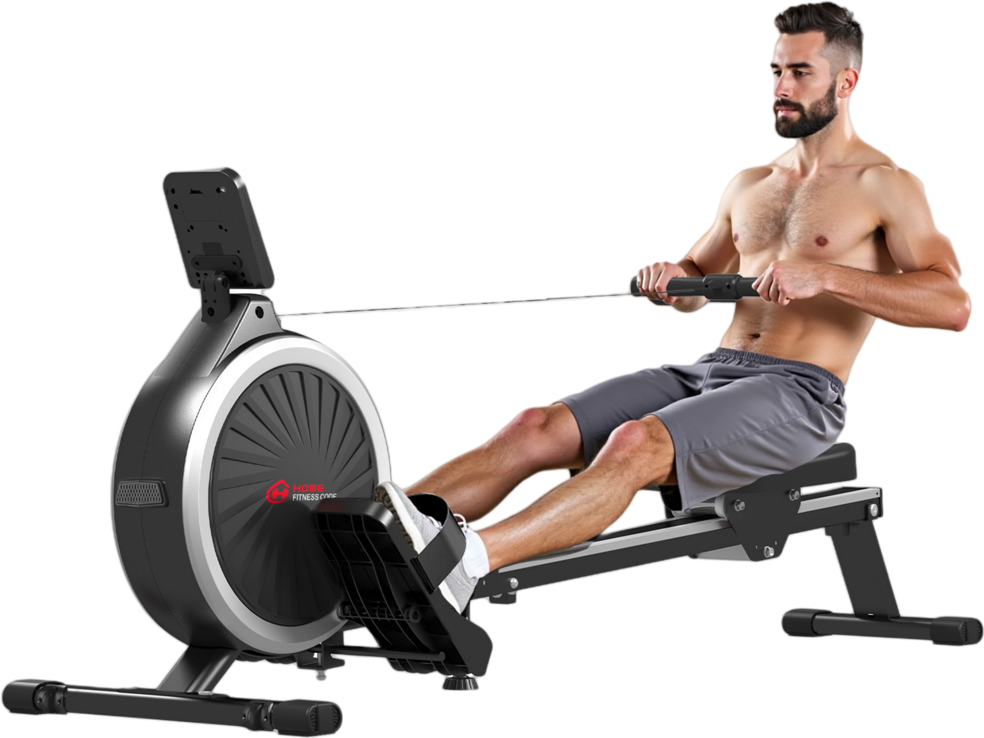 HOMEFITNESSCODE, Silent Magnetic Rowing Machine 16 Levels &ndash; Home Fitness