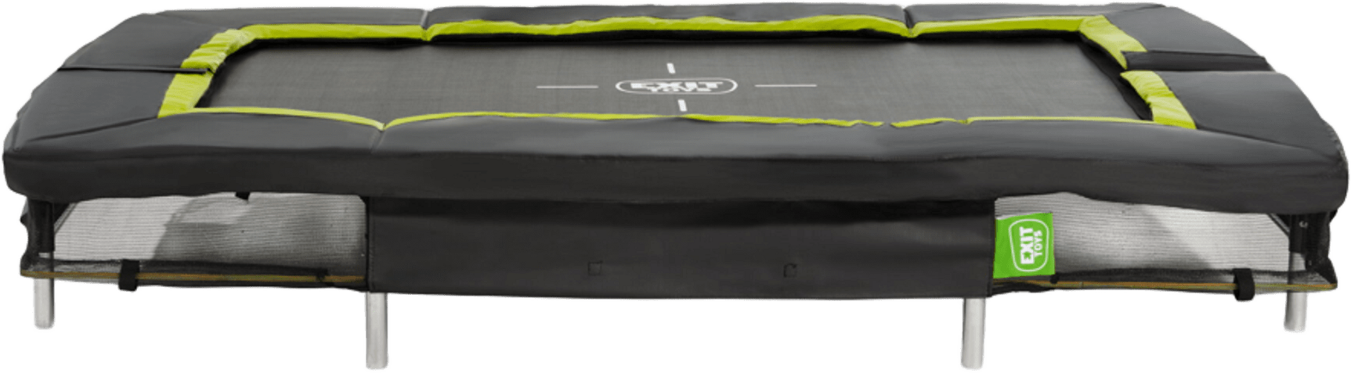 EXIT, Silhouette Nedgr&auml;vd Sport-studsmatta 153x214cm - Svart