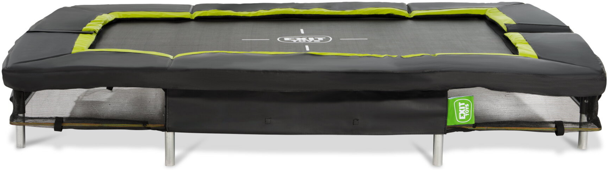 EXIT, Silhouette Nedgr&auml;vd Sport-studsmatta 153x214cm - Svart