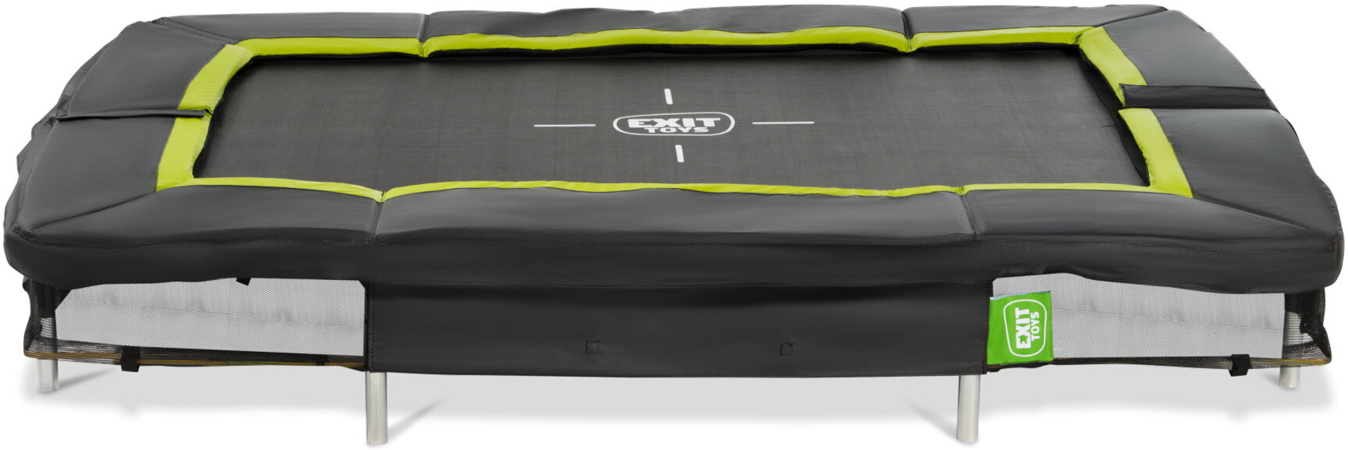 EXIT, Silhouette Nedgr&auml;vd Sport-studsmatta 153x214cm - Svart