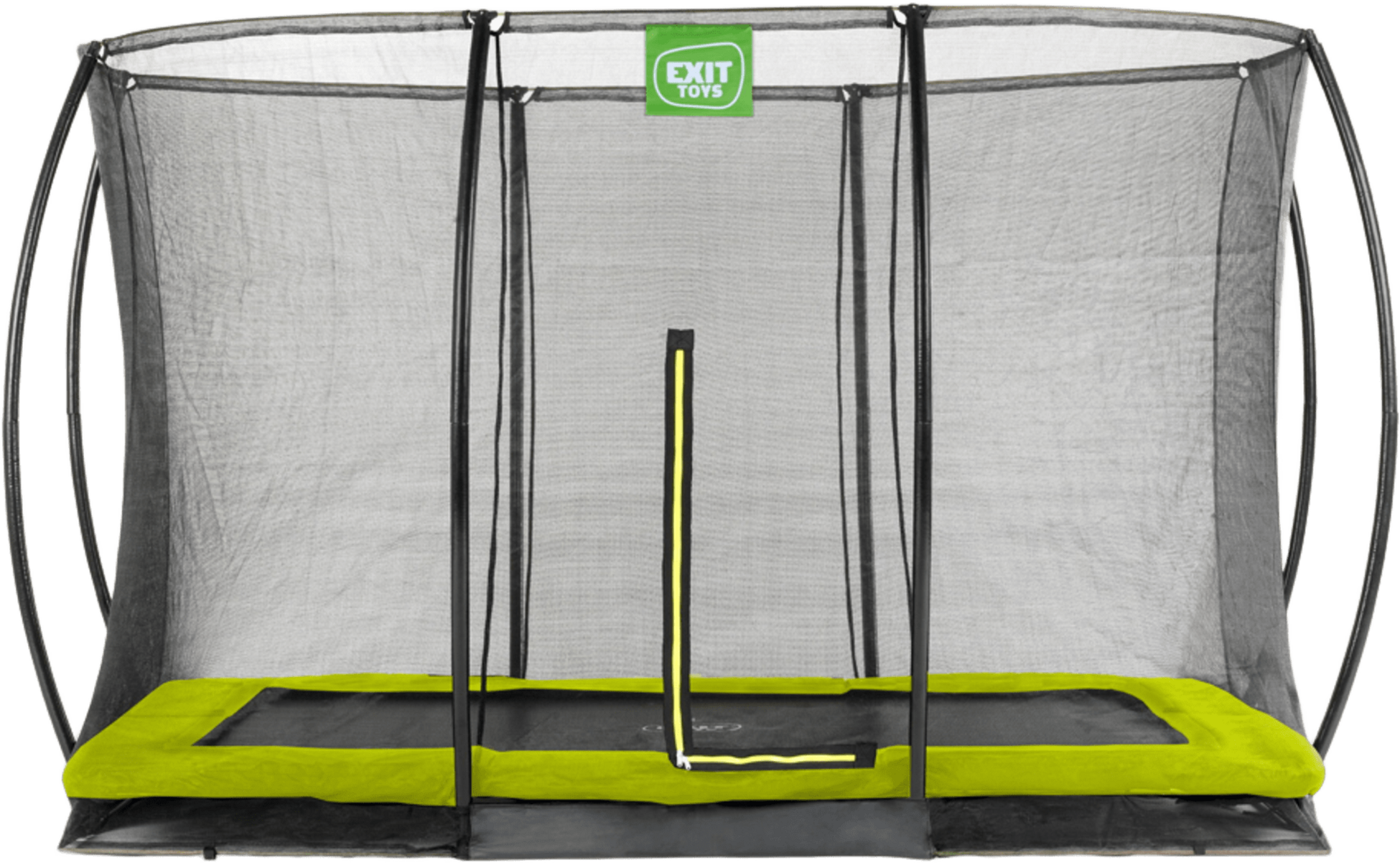 EXIT, Silhouette Nedgr&auml;vd Studsmatta 244x366cm Med Skyddsn&auml;t - Gr&ouml;n