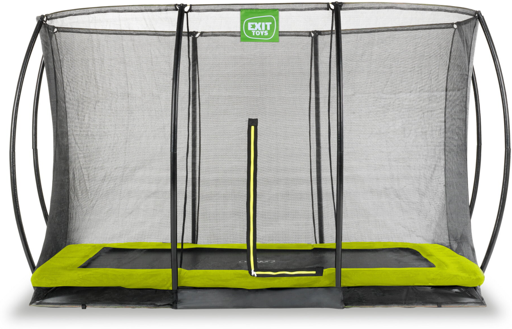 EXIT, Silhouette Nedgr&auml;vd Studsmatta 244x366cm Med Skyddsn&auml;t - Gr&ouml;n