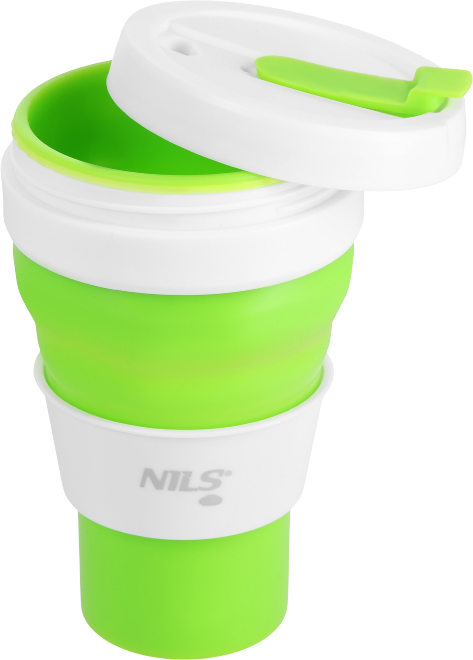 NORTHIX, Silicone Folding Cup, 600ml, Light Green