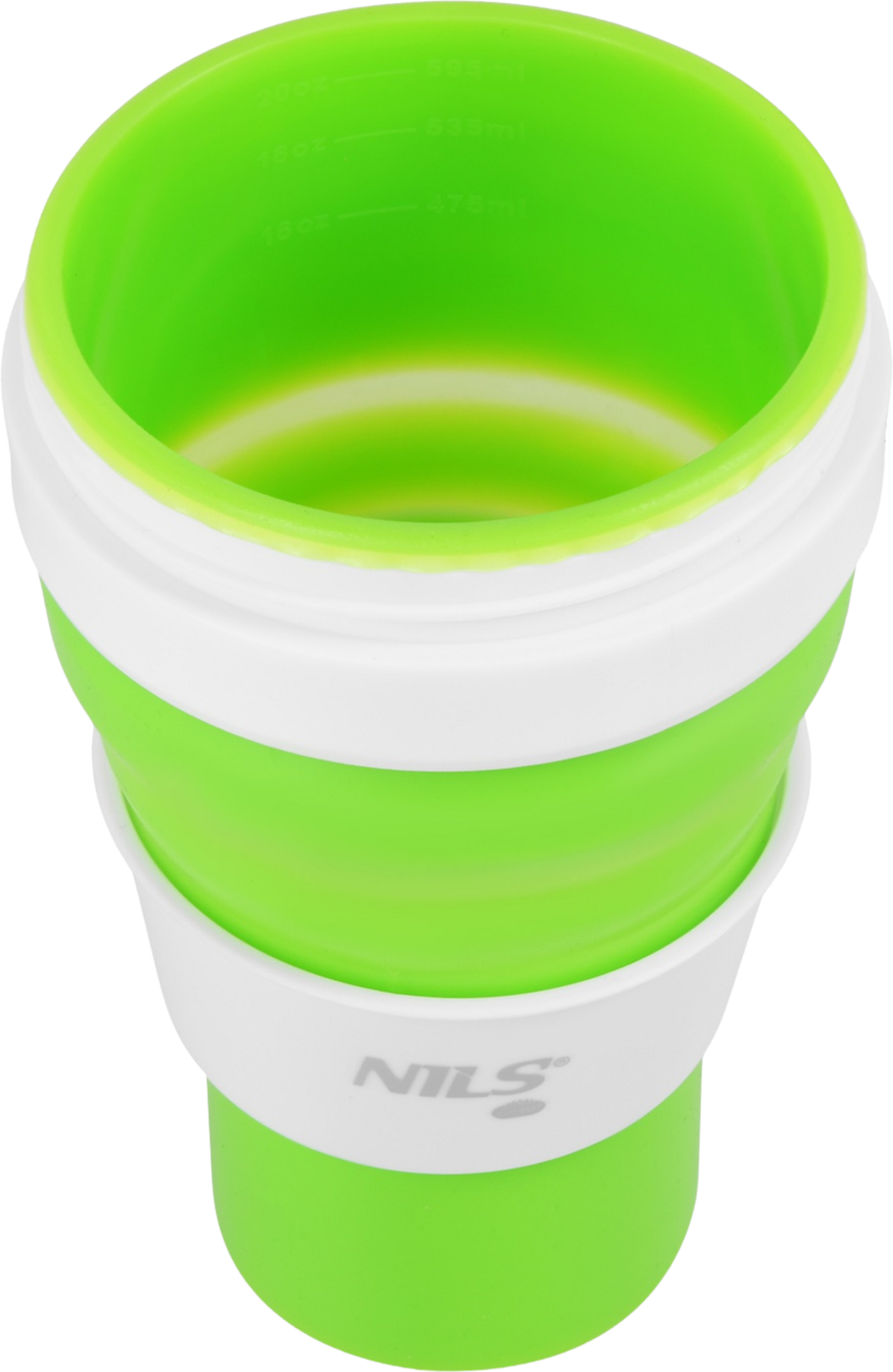 NORTHIX, Silicone Folding Cup, 600ml, Light Green