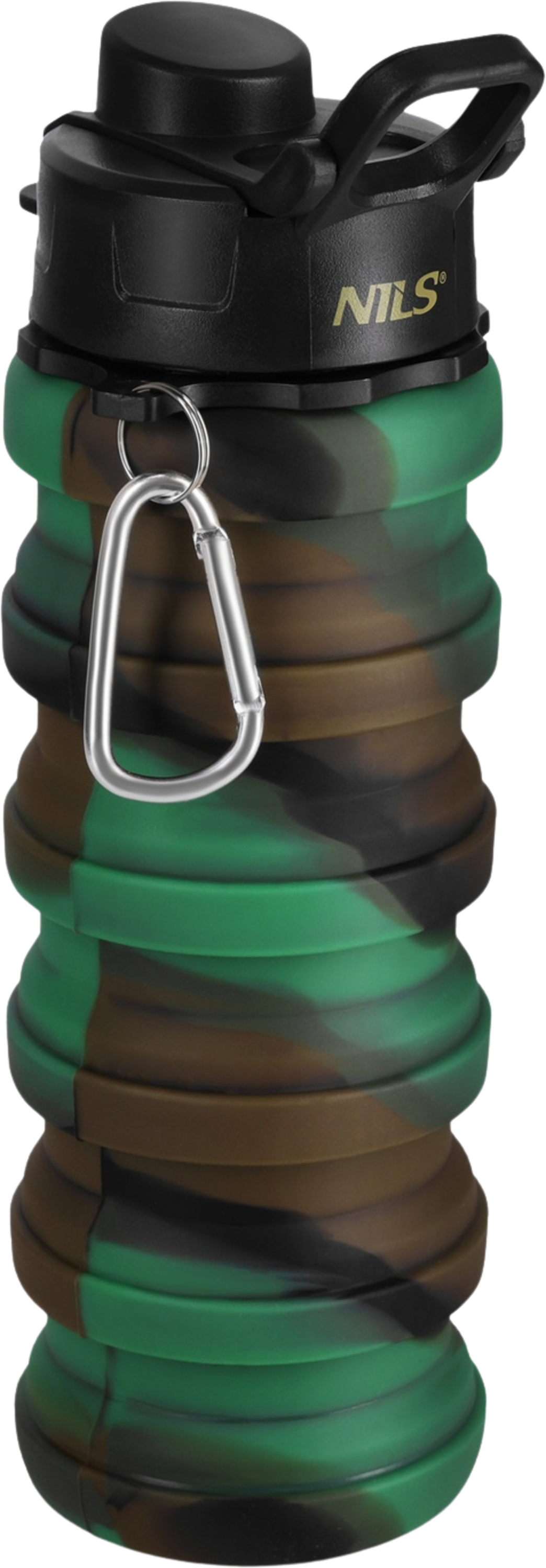 NORTHIX, Silicone Folding Water Bottle, 500ml, Green