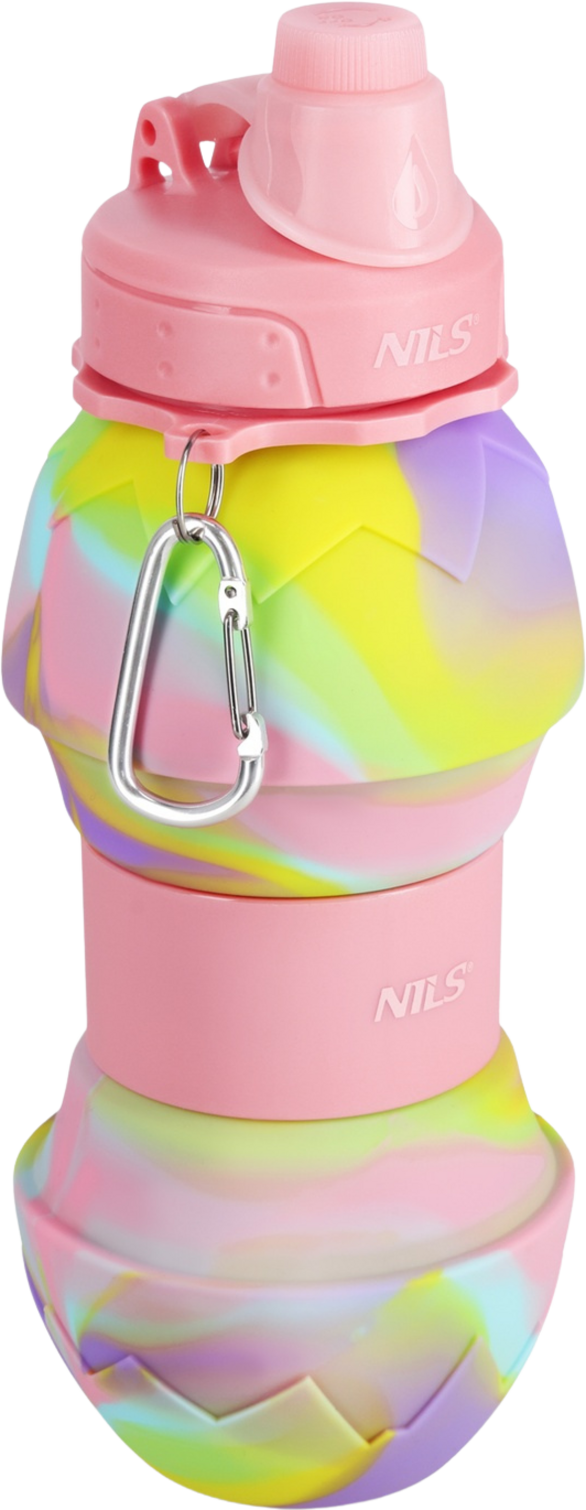 NORTHIX, Silicone Folding Water Bottle, 700ml, Pink