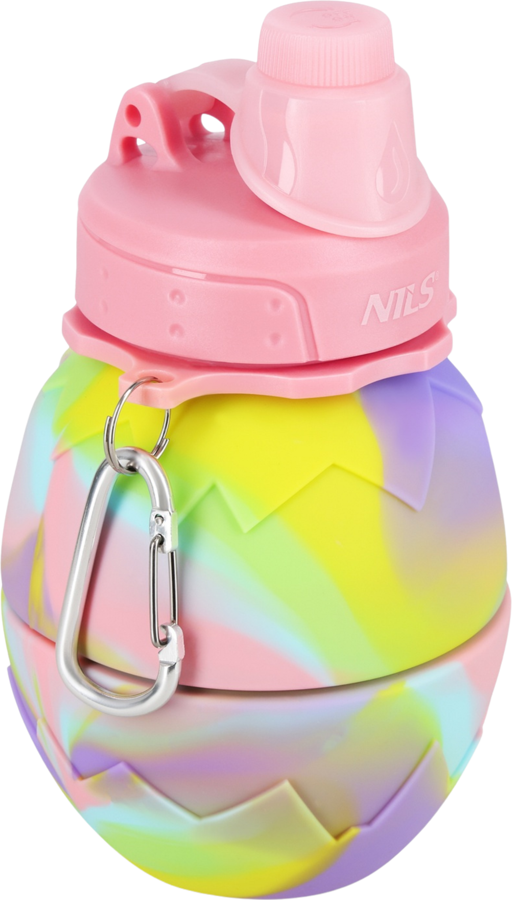 NORTHIX, Silicone Folding Water Bottle, 700ml, Pink