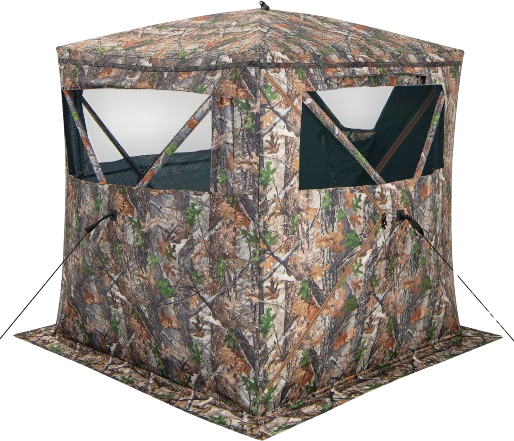 B2X, Single-sided Transparent 270&deg; Hunting Tent Pop-up Shelter For 2-3 People With Silent Sliding Window