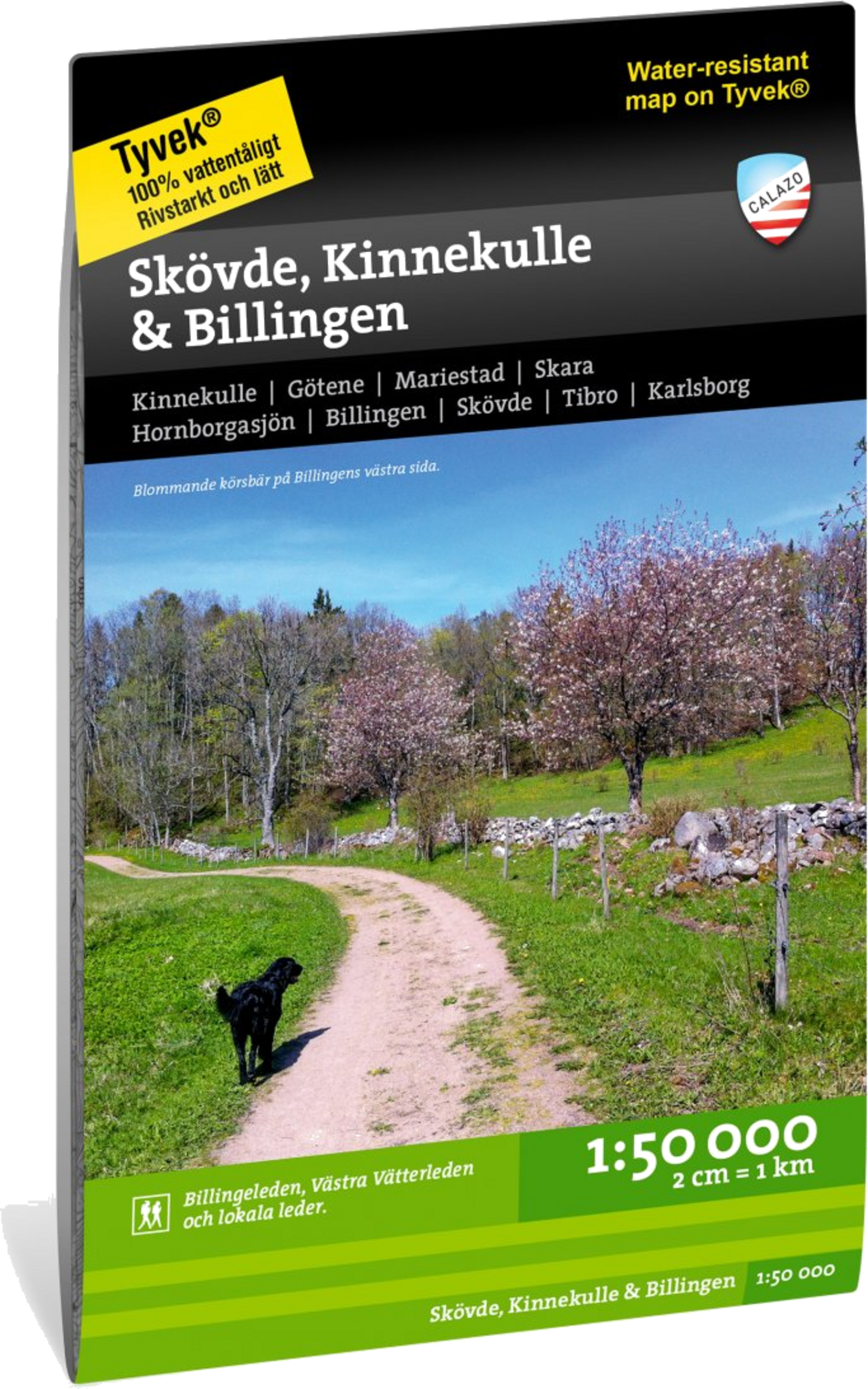 CALAZO, Skövde, Billingen  Kinnekulle 1:50.000