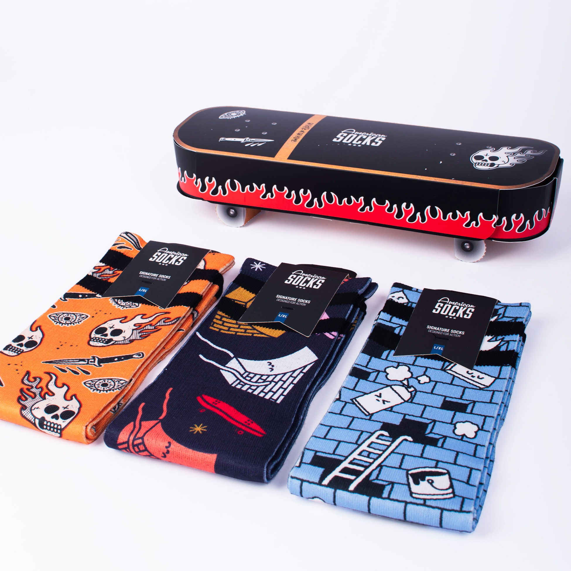 AMERICAN SOCKS, Skateboard - Giftbox