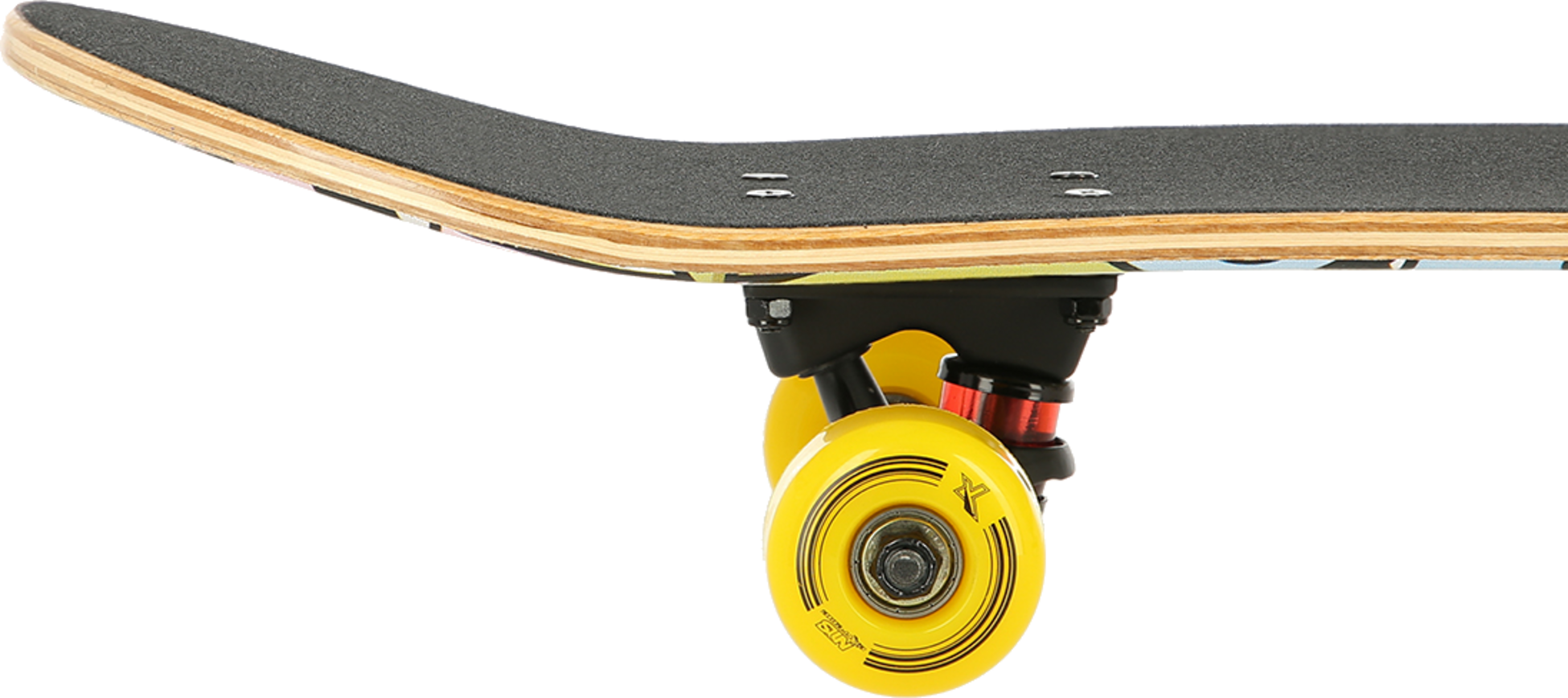NORTHIX, Skateboard With Colorful Worms Design, Single Deck