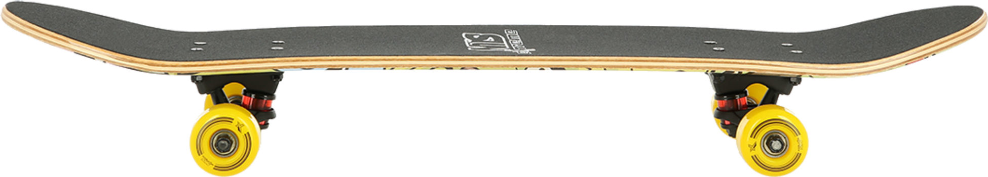 NORTHIX, Skateboard With Colorful Worms Design, Single Deck