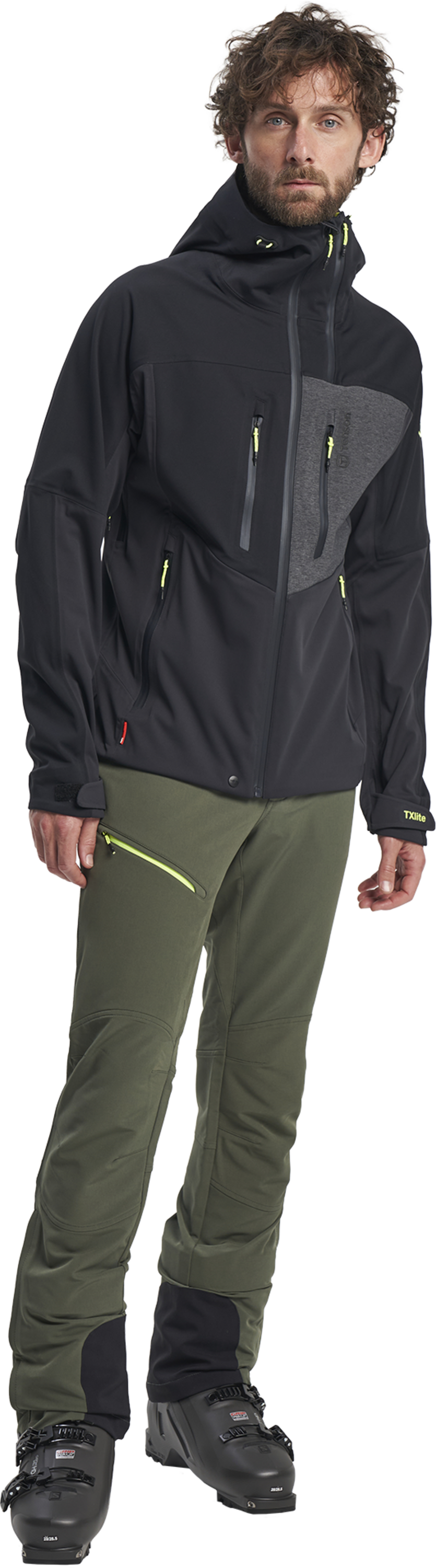 TENSON, Ski Touring Softshell Pants Men
