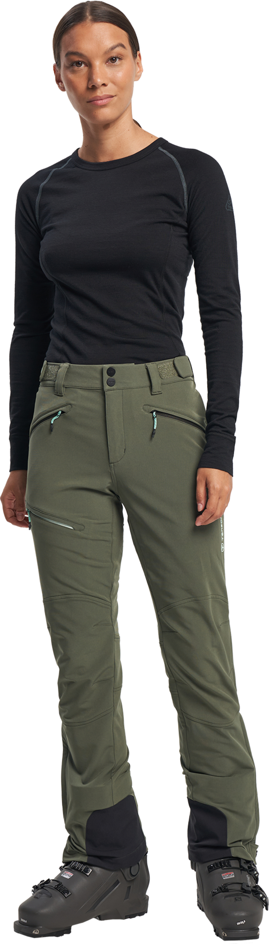 TENSON, Ski Touring Softshell Pants Women