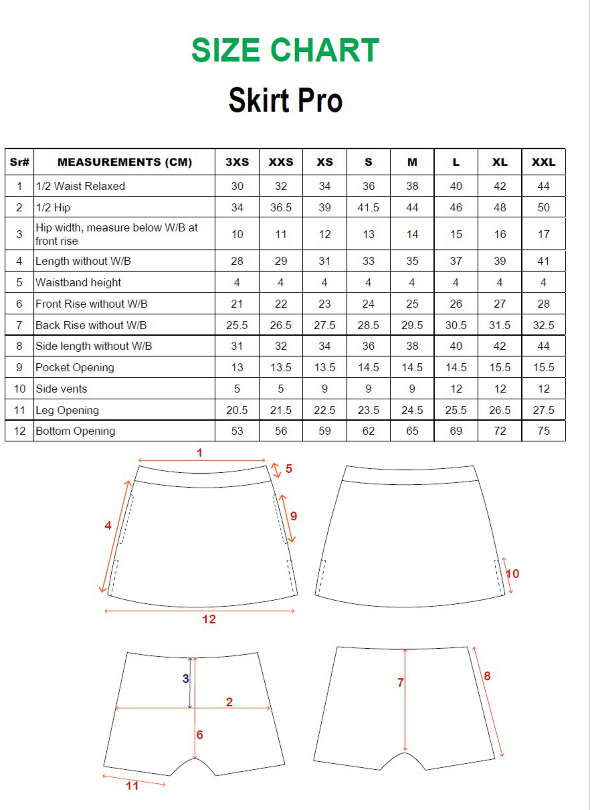 STIGA, Skirt Pro Black