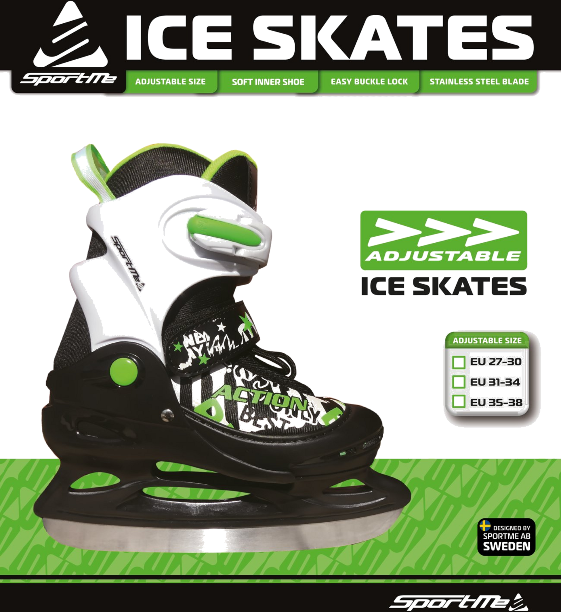 SPORTME, Skridsko Barn Justerbar