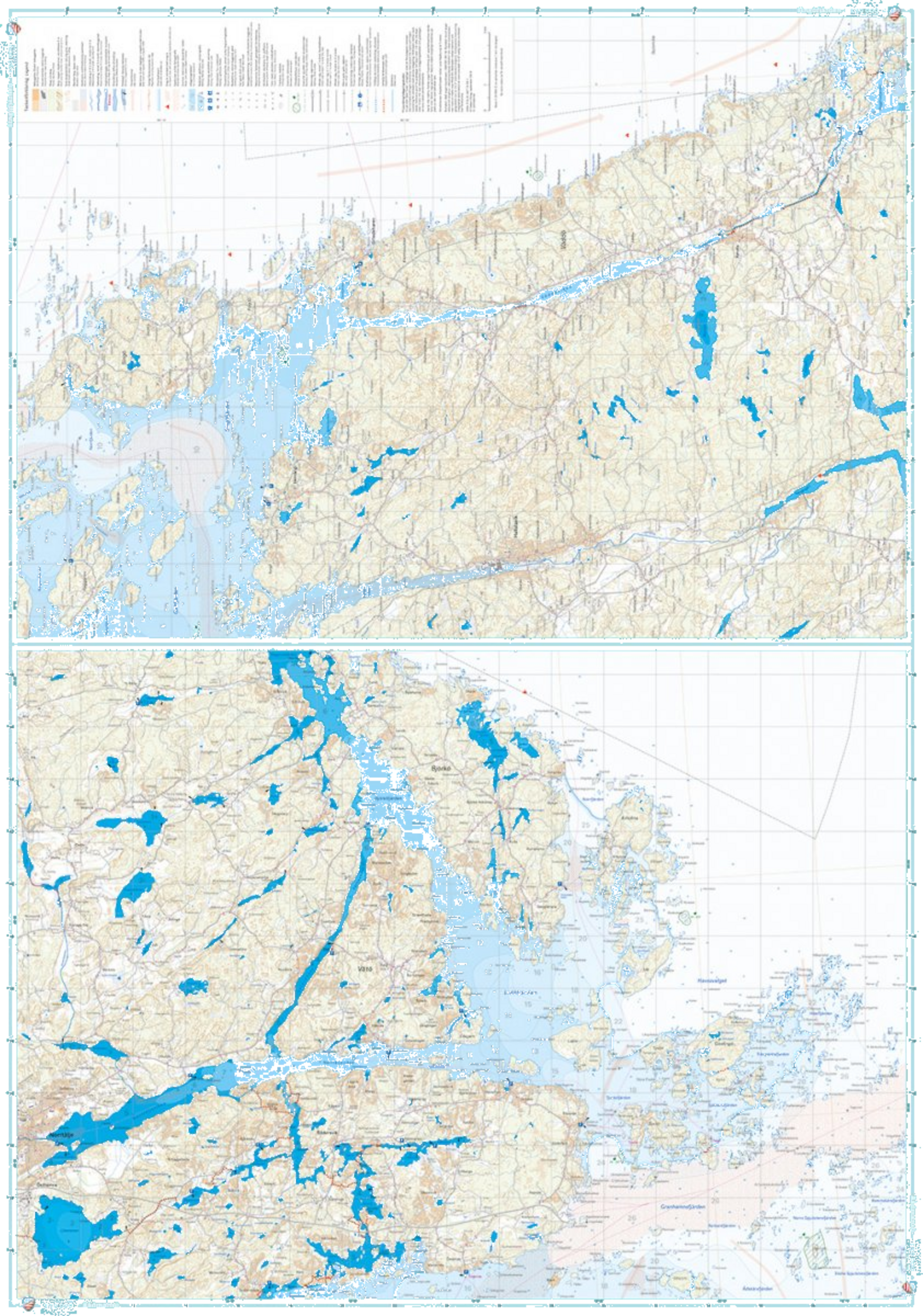CALAZO, Skridskokarta Upplands Sk&auml;rg&aring;rd 1:50.000