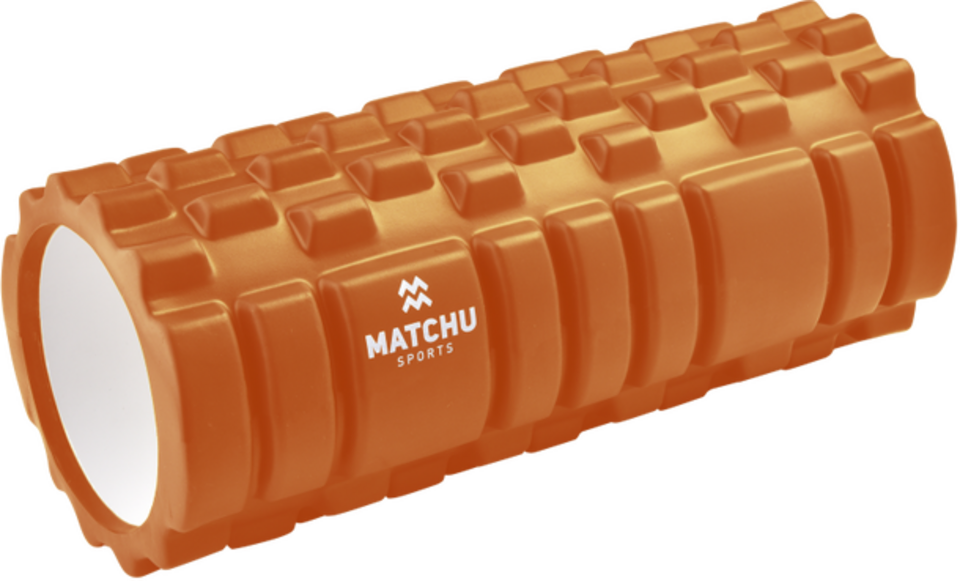 MATCHU SPORTS, Skumrulle / Massagerulle / Fitnessrulle 33cm - Ø 14cm - Orange