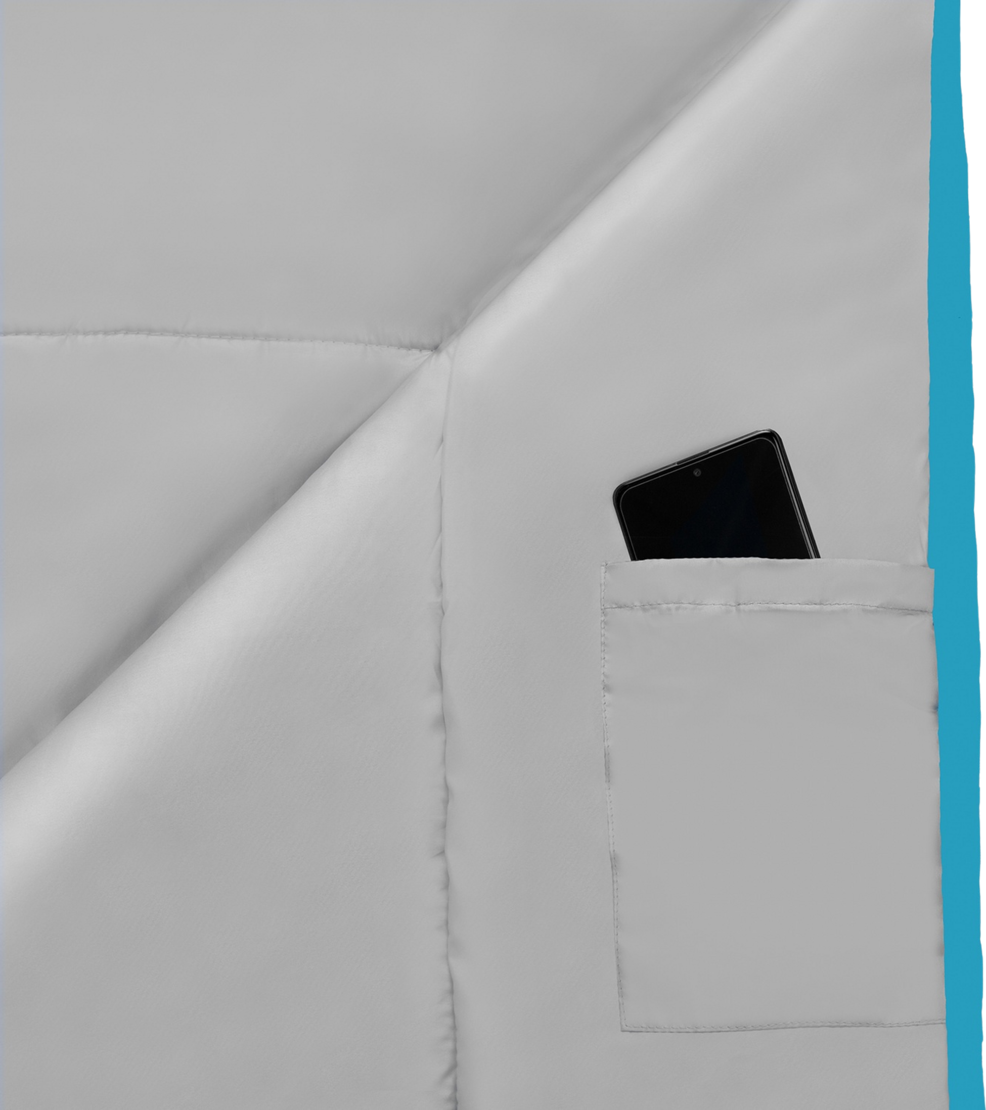 NORTHIX, Sleeping Bag, Gray-blue, Lightweight, Compact