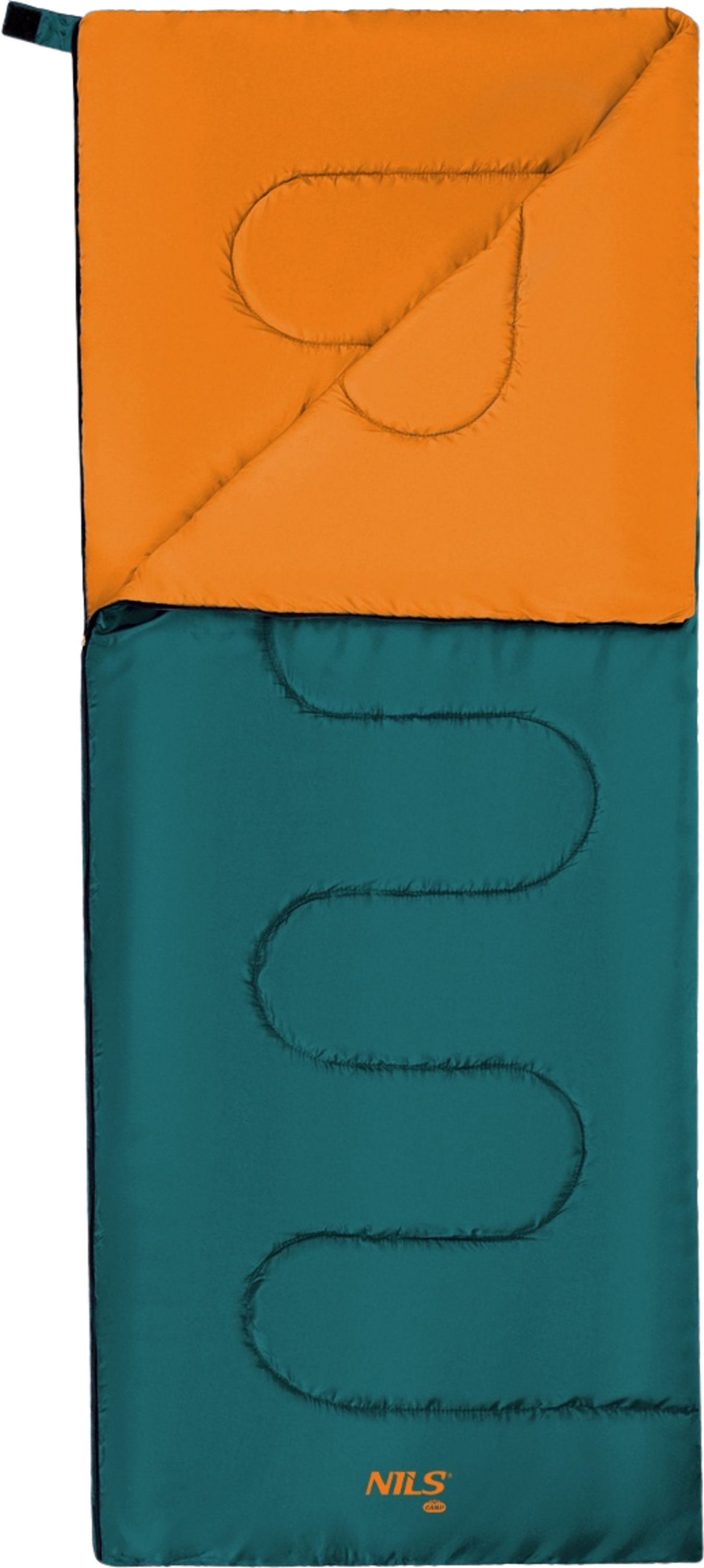 NORTHIX, Sleeping Bag, Green-orange, Lightweight, Compact