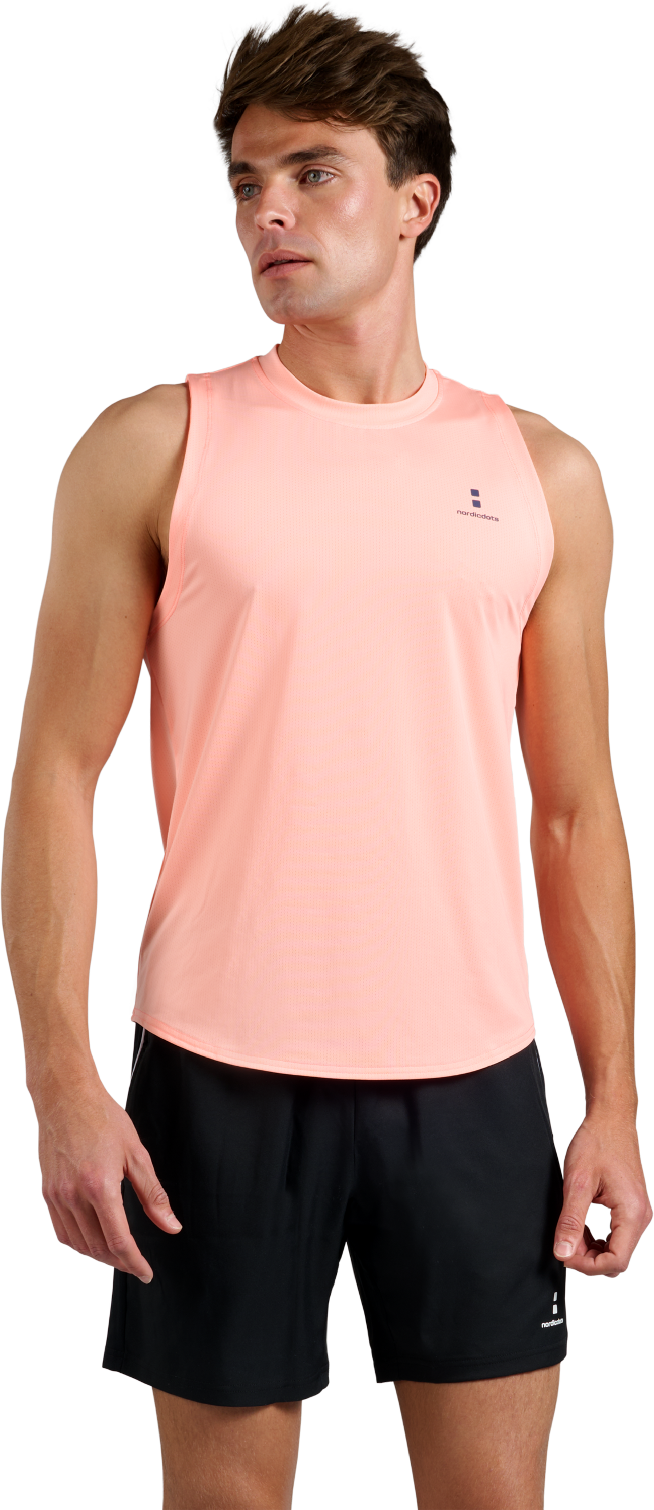 NORDICDOTS, Sleeveless Tee Coral