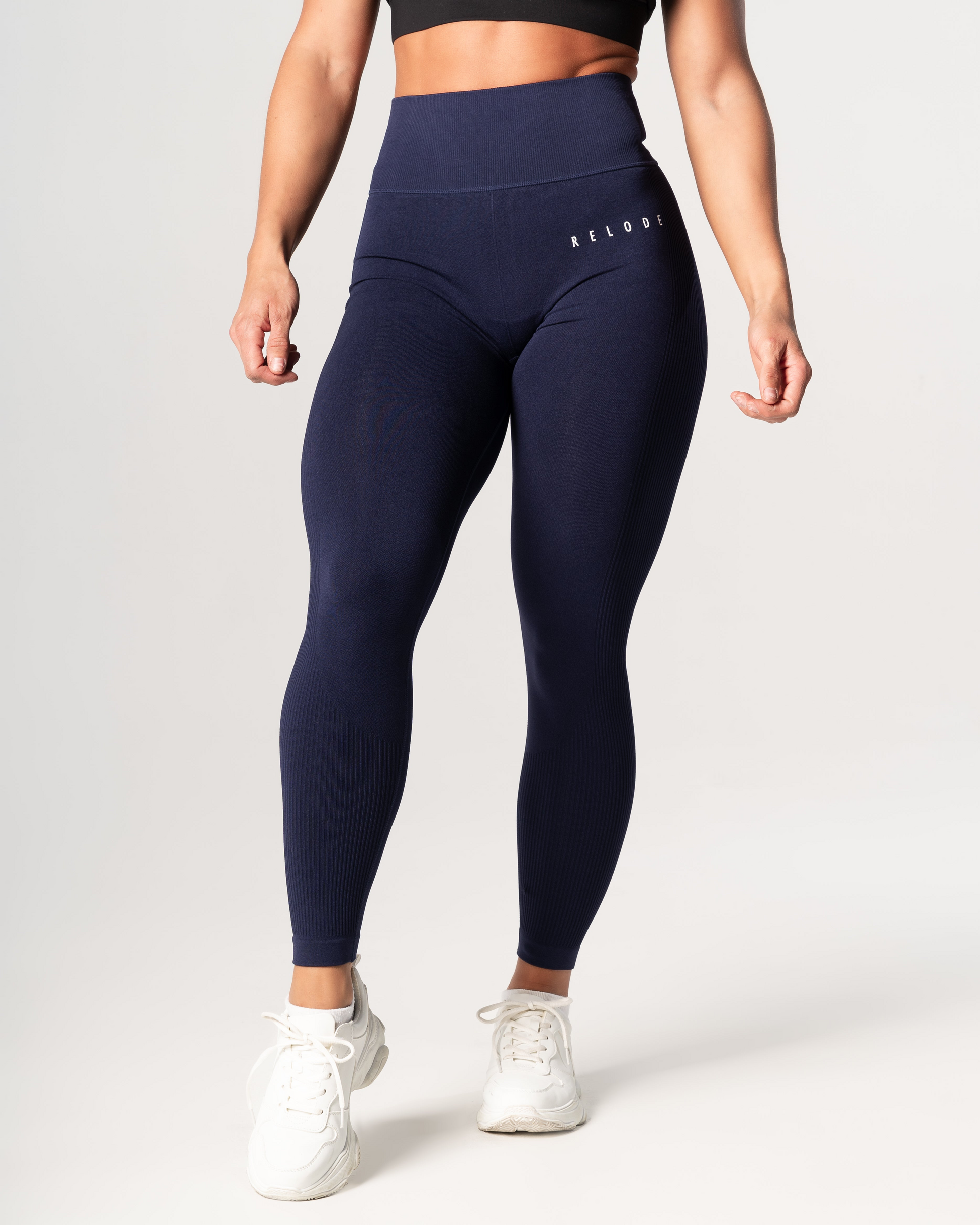 RELODE, Slipstream Seamless Tights - Navy Blue